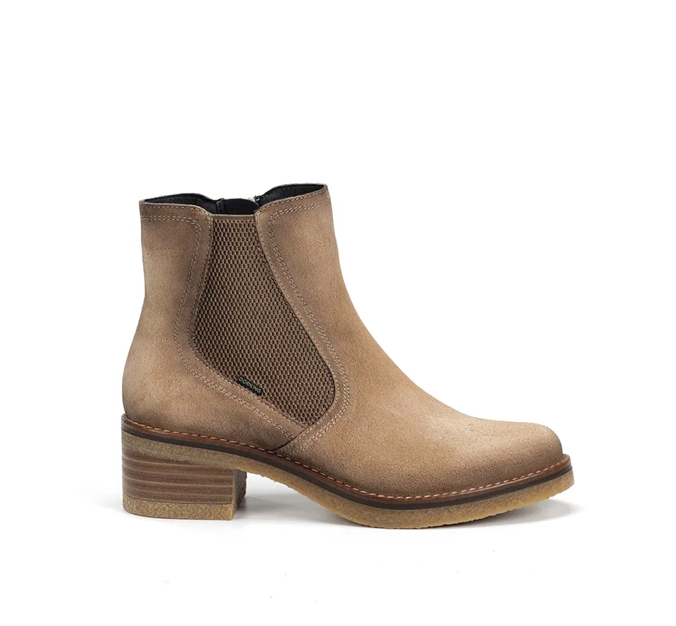 Dorking Lucero D9542 bottines taupe talon femme