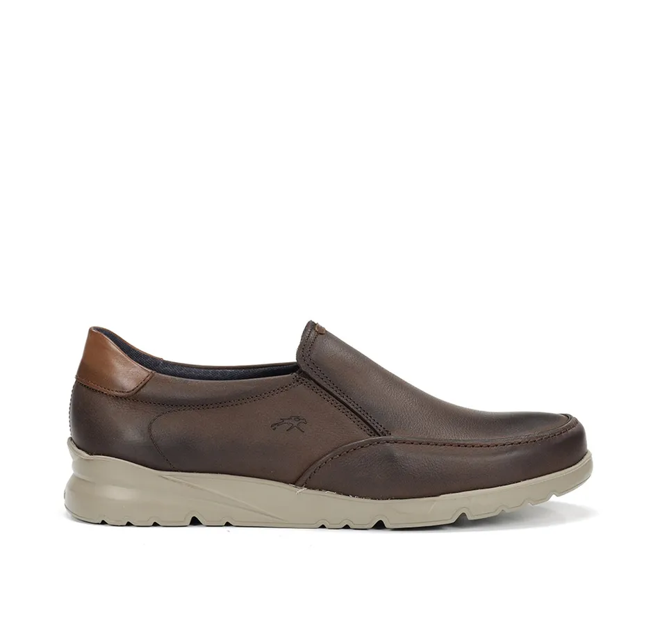 Fluchos Daryl F1458 slip on marron cuir homme