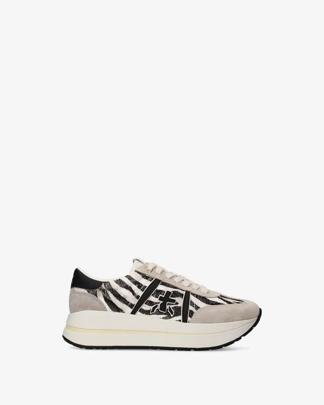 Premiata Bethcoin 8149 baskets zèbre plateforme femme