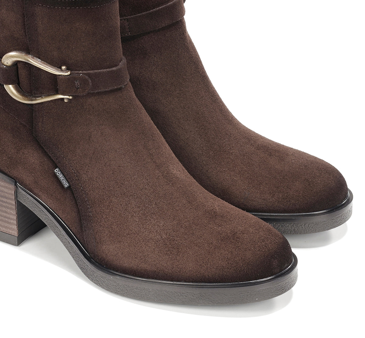 Dorking Aroma D9754 bottines femme marron cuir