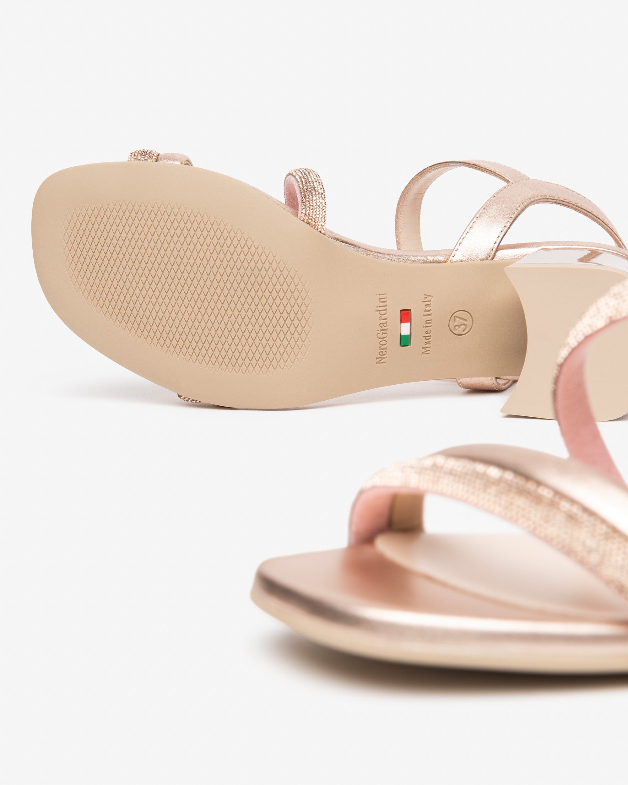 Nero Giardini Sandals sandales cuir femme pointure 38 Italie