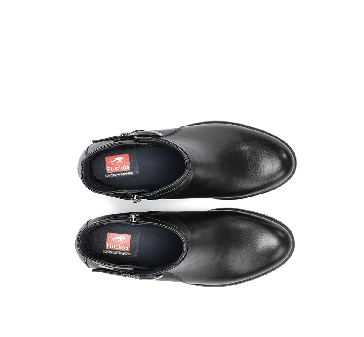 Fluchos Galit F2315 bottines femme noir talon bas