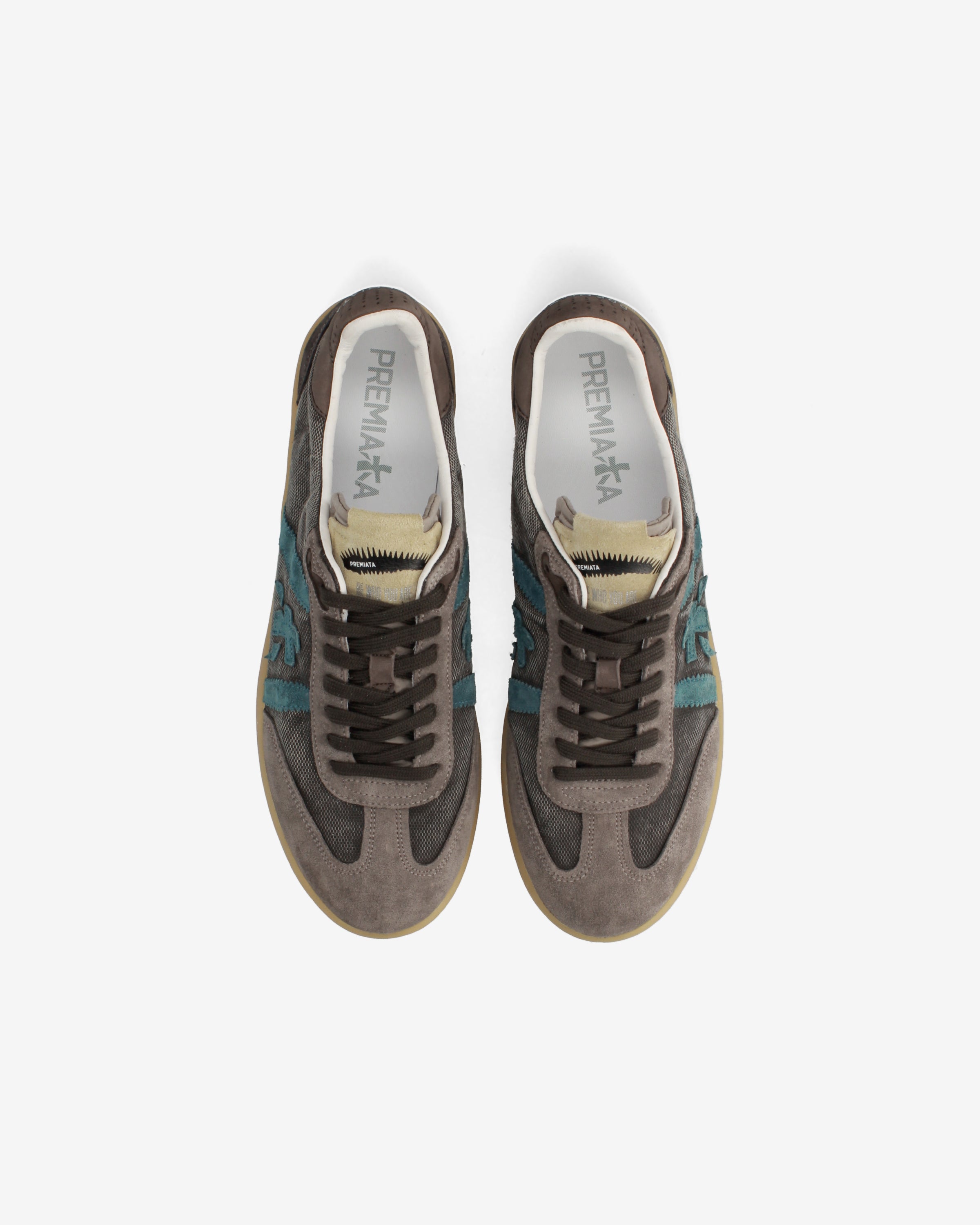 Premiata Bonnie 8587 sneakers daim taupe pointure 40