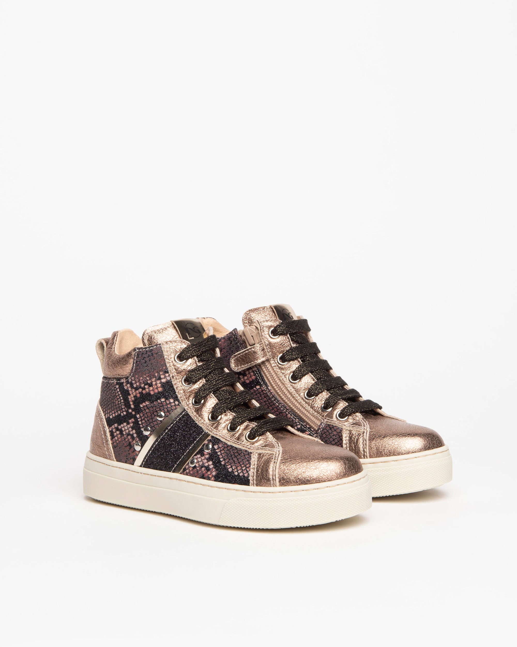 Nero Giardini Sneakers baskets cuir fille imprimé animal 35