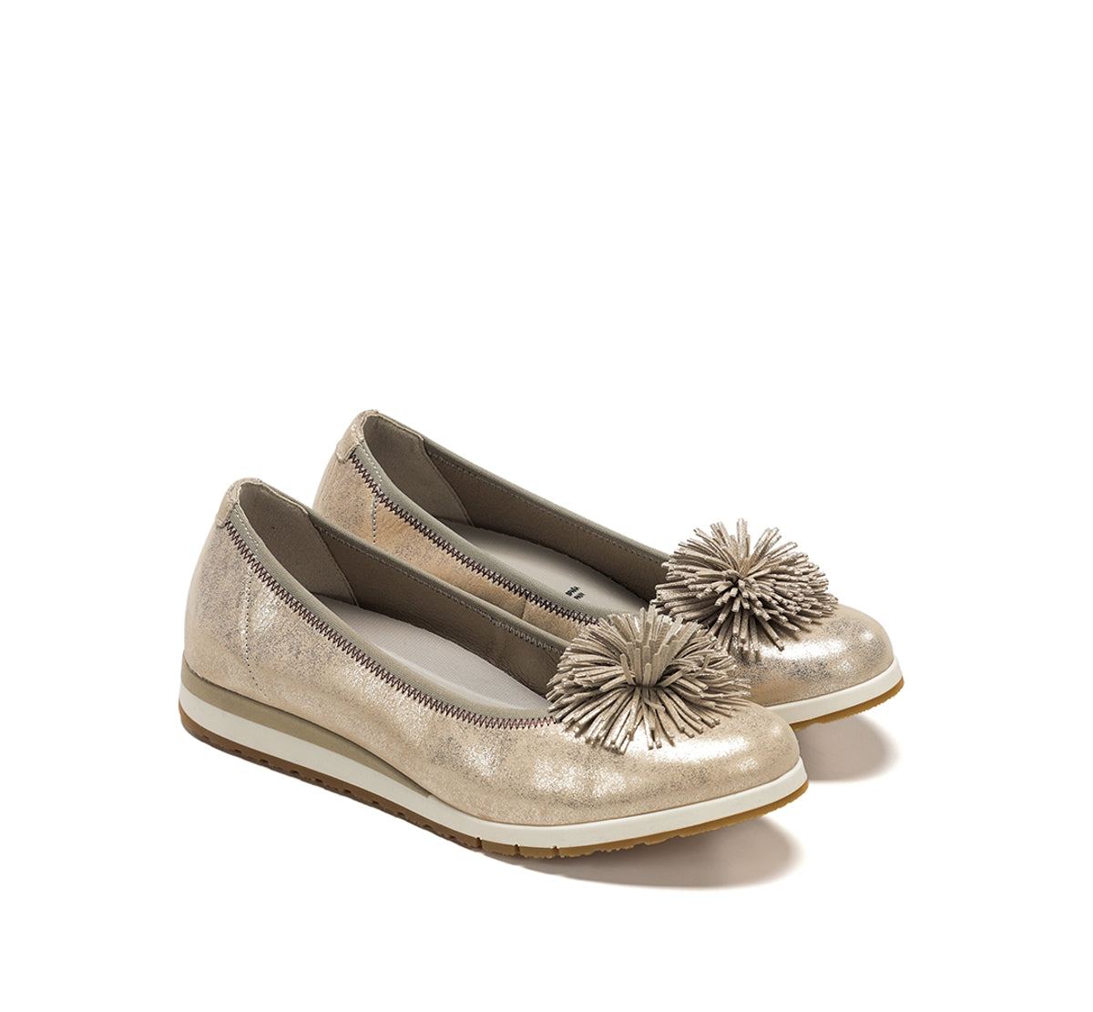 Dorking by Fluchos Swim D9714 chaussures femme doré