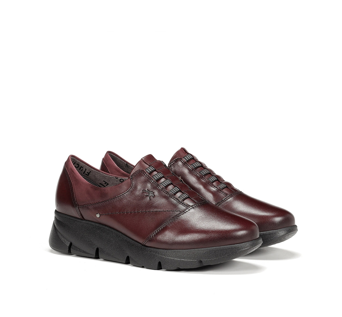 Fluchos Bona F1357 chaussures femme bordeaux légères