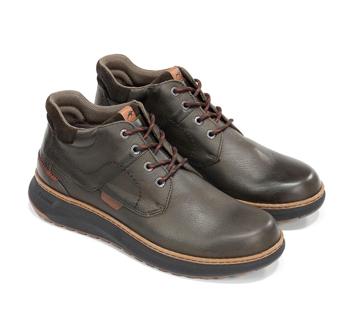 Fluchos Wildford F2536 bottine verte cuir homme