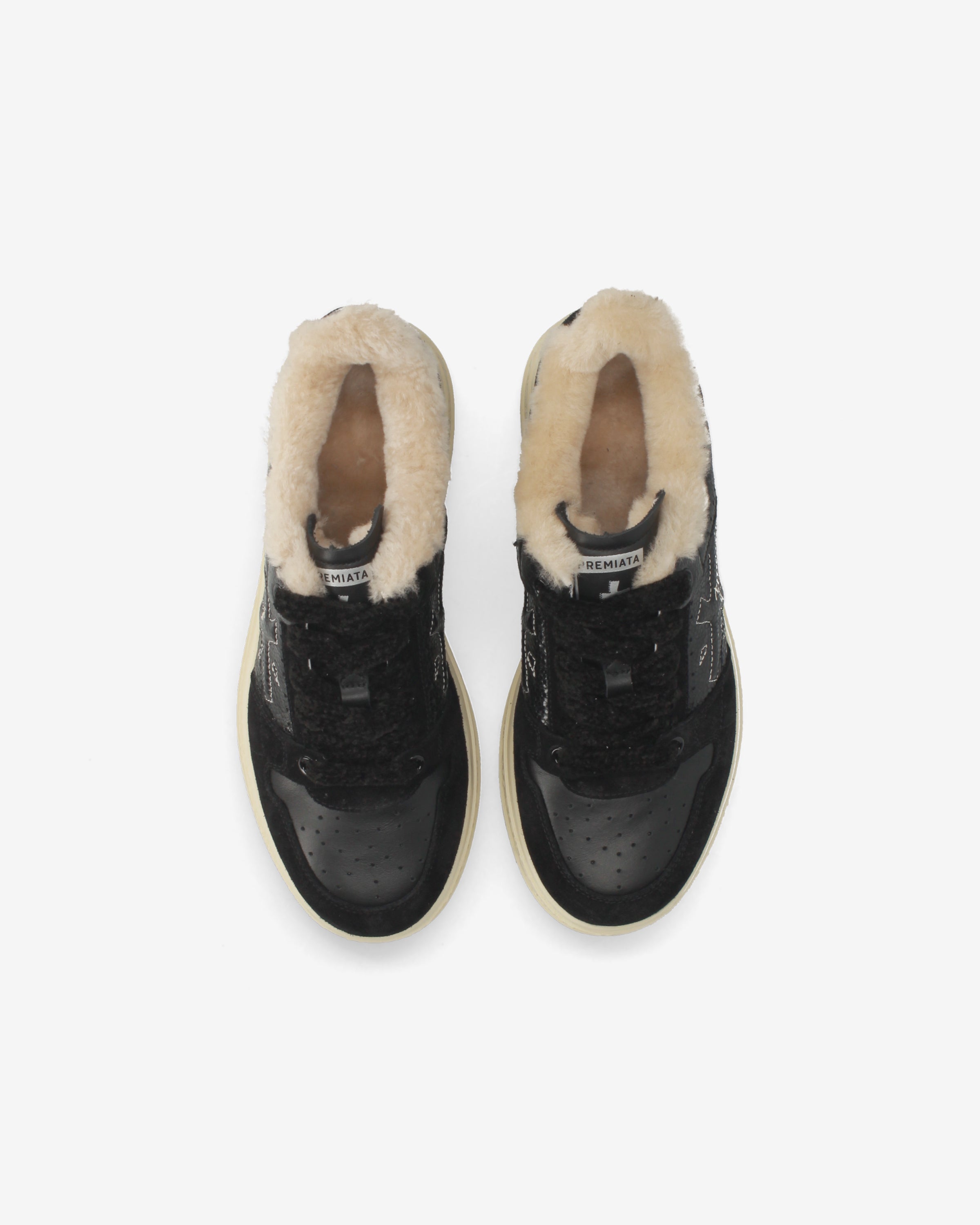Premiata Quinnd 8653M sneakers femme noires fourrées