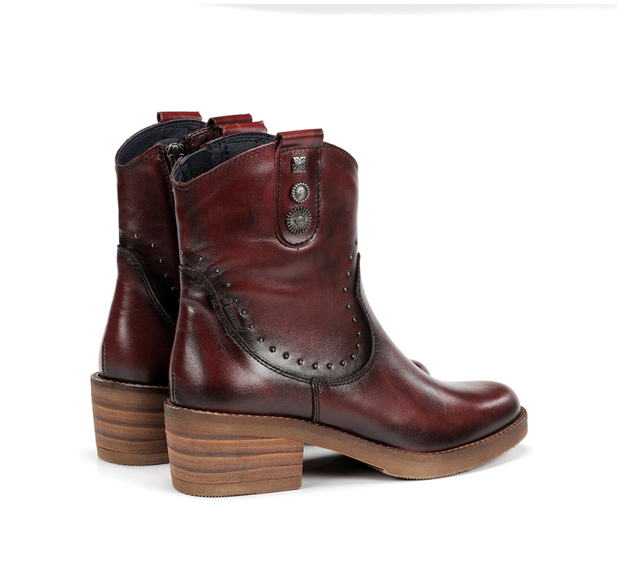 Fluchos Dorking Layla D9549 bottine bordeaux talon bas