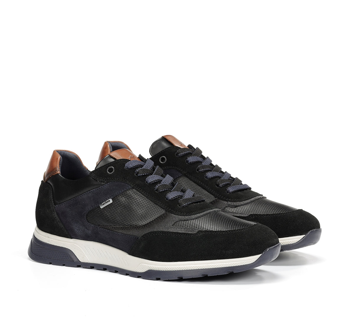 Fluchos Deportivos Louis F1959 Baskets Noir Cuir