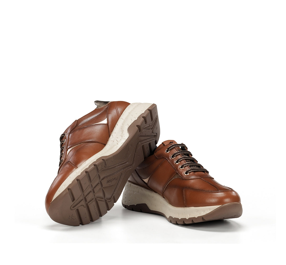 Fluchos Nexus F2309 baskets marron femme cuir