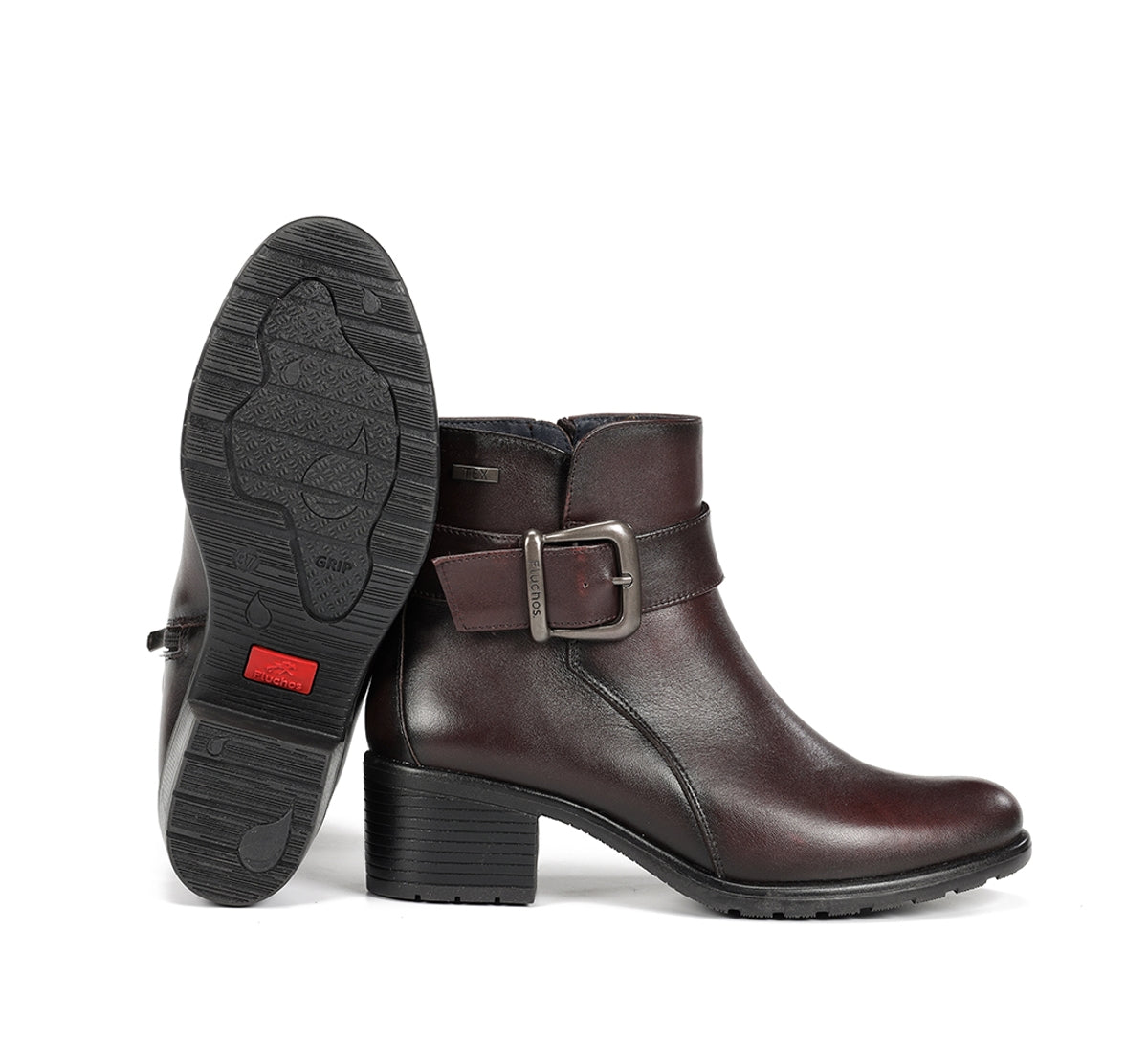 Fluchos Galit F2315 bottine femme bordeaux imperméable