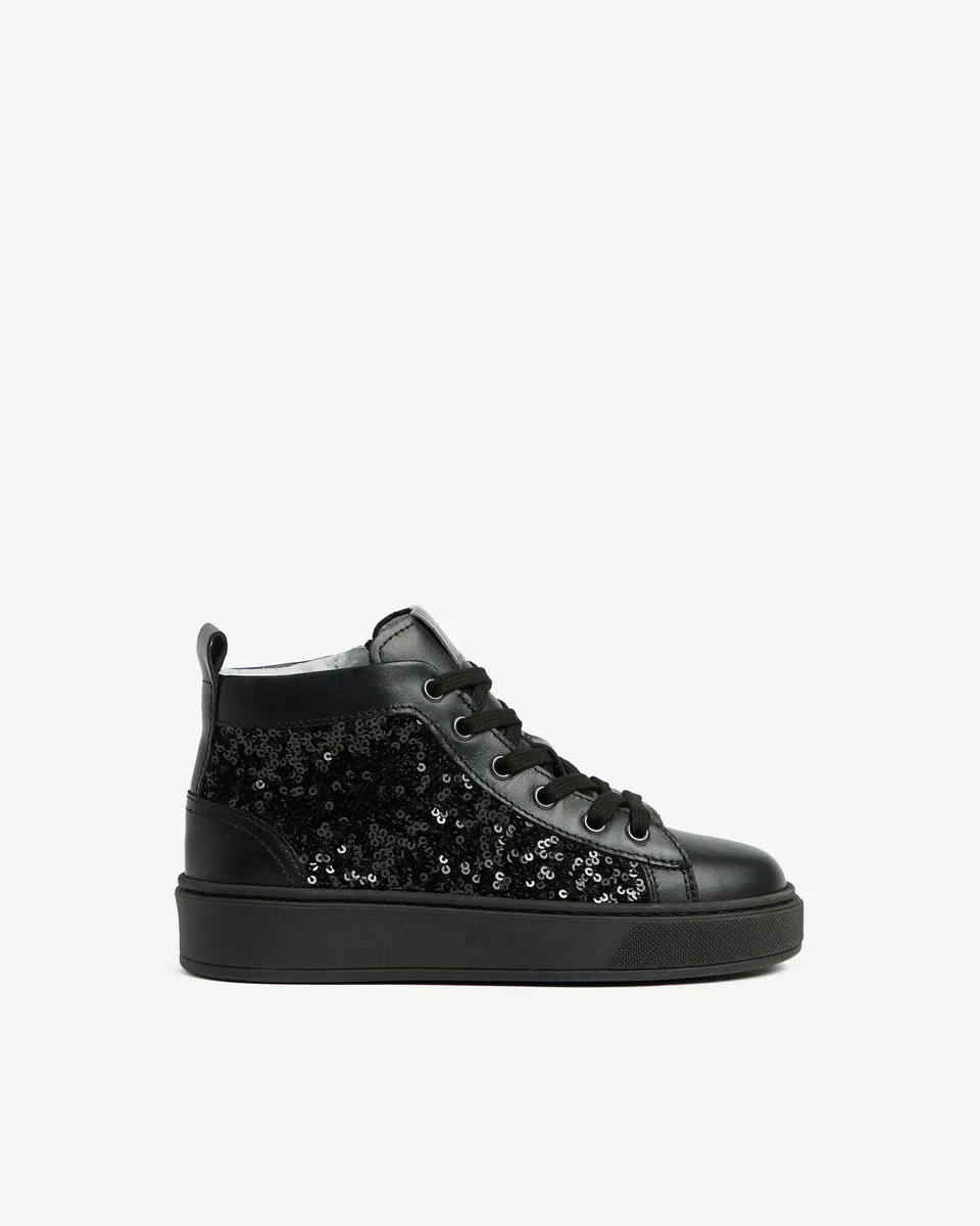 Nero Giardini Sneakers baskets ado cuir tissu automne-hiver
