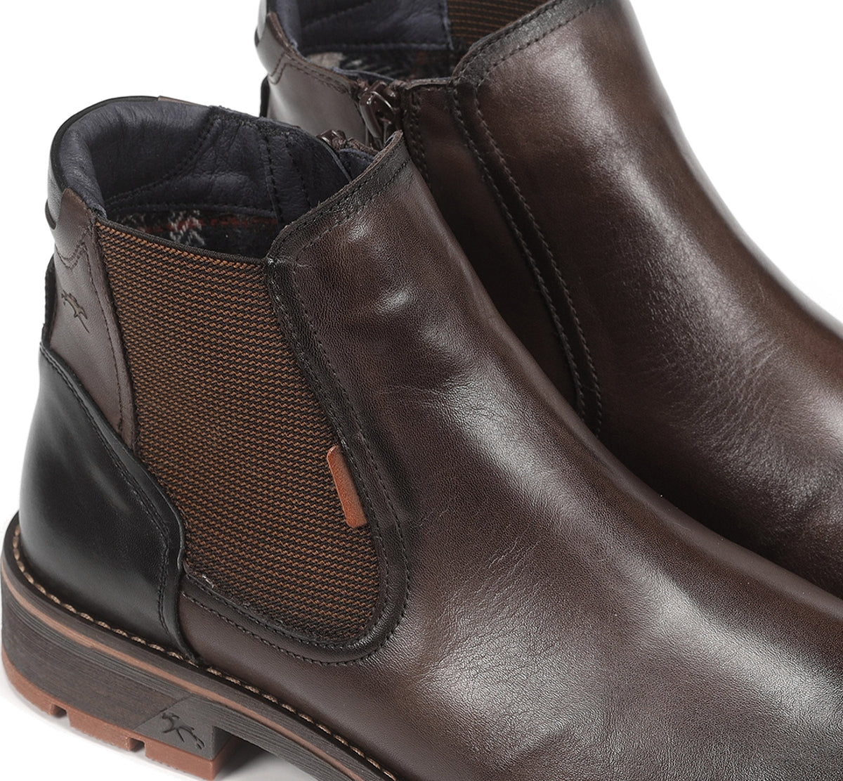 Fluchos Terry F1343 bottines marron homme confort