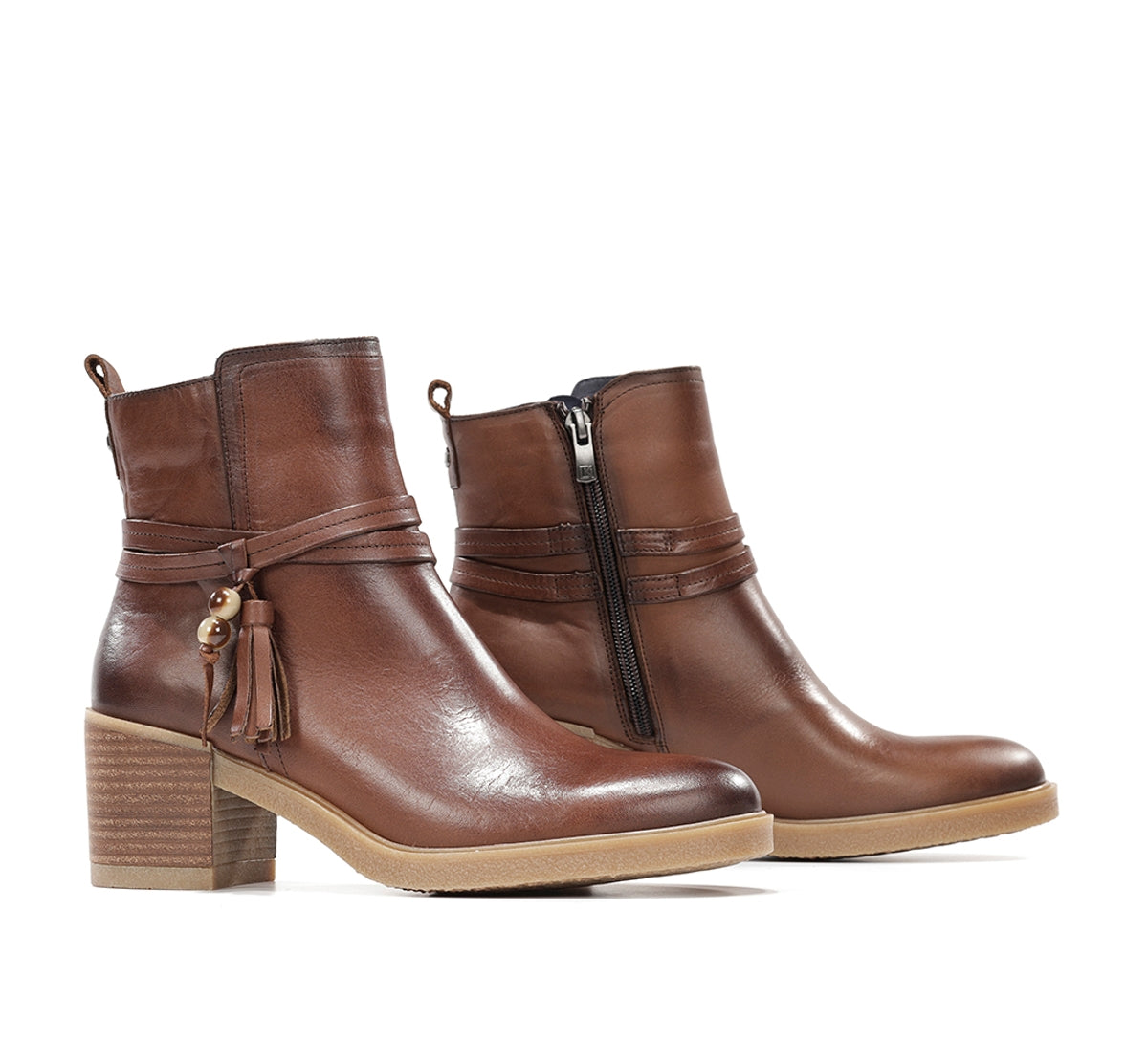 Dorking Aroma D9756 Bottines Marron Femme Cuir