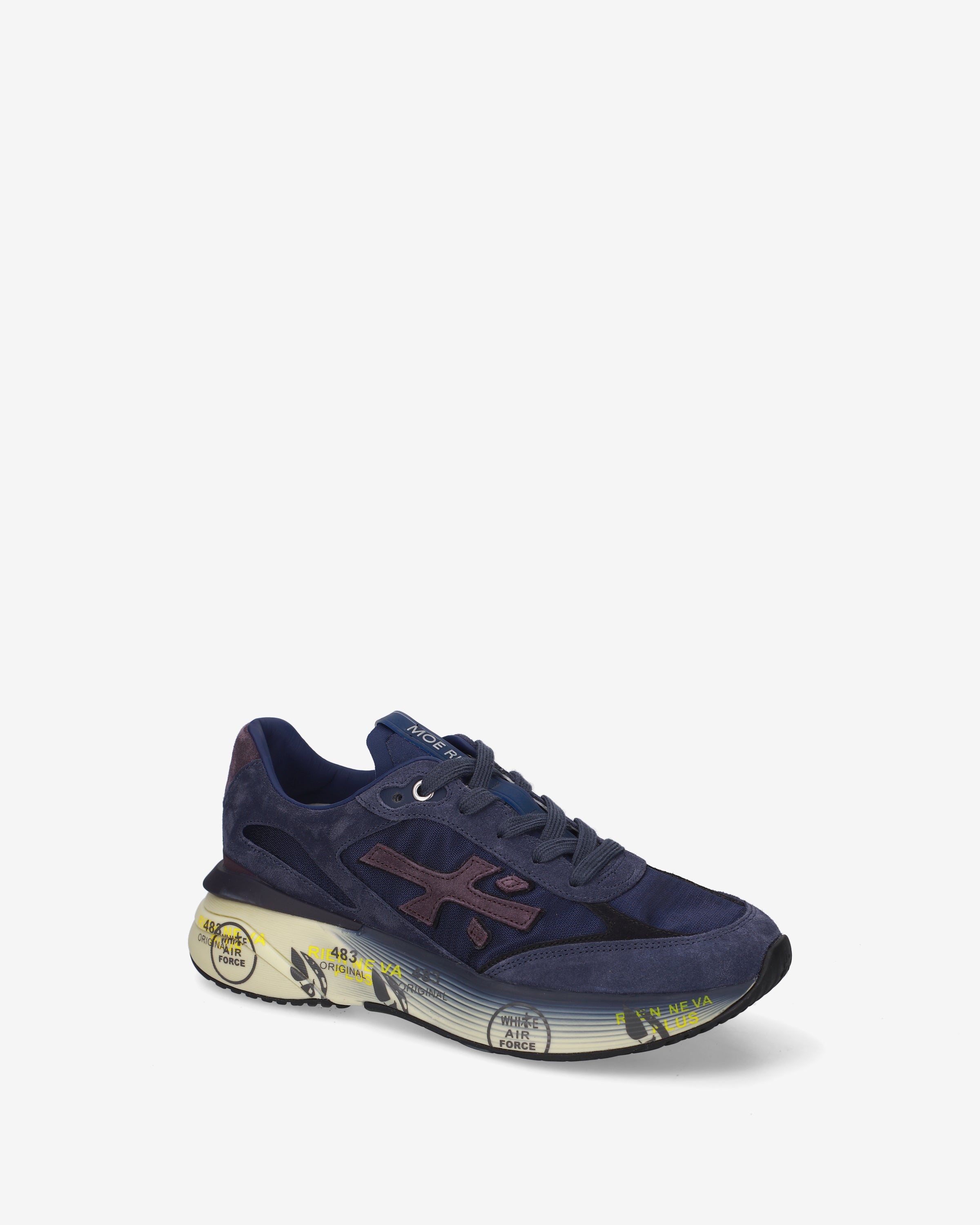 Premiata Moerund 8566 sneakers femme bleues confort