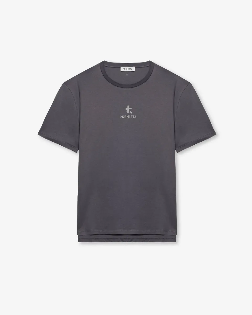 Premiata t-shirt jersey coton gris fer