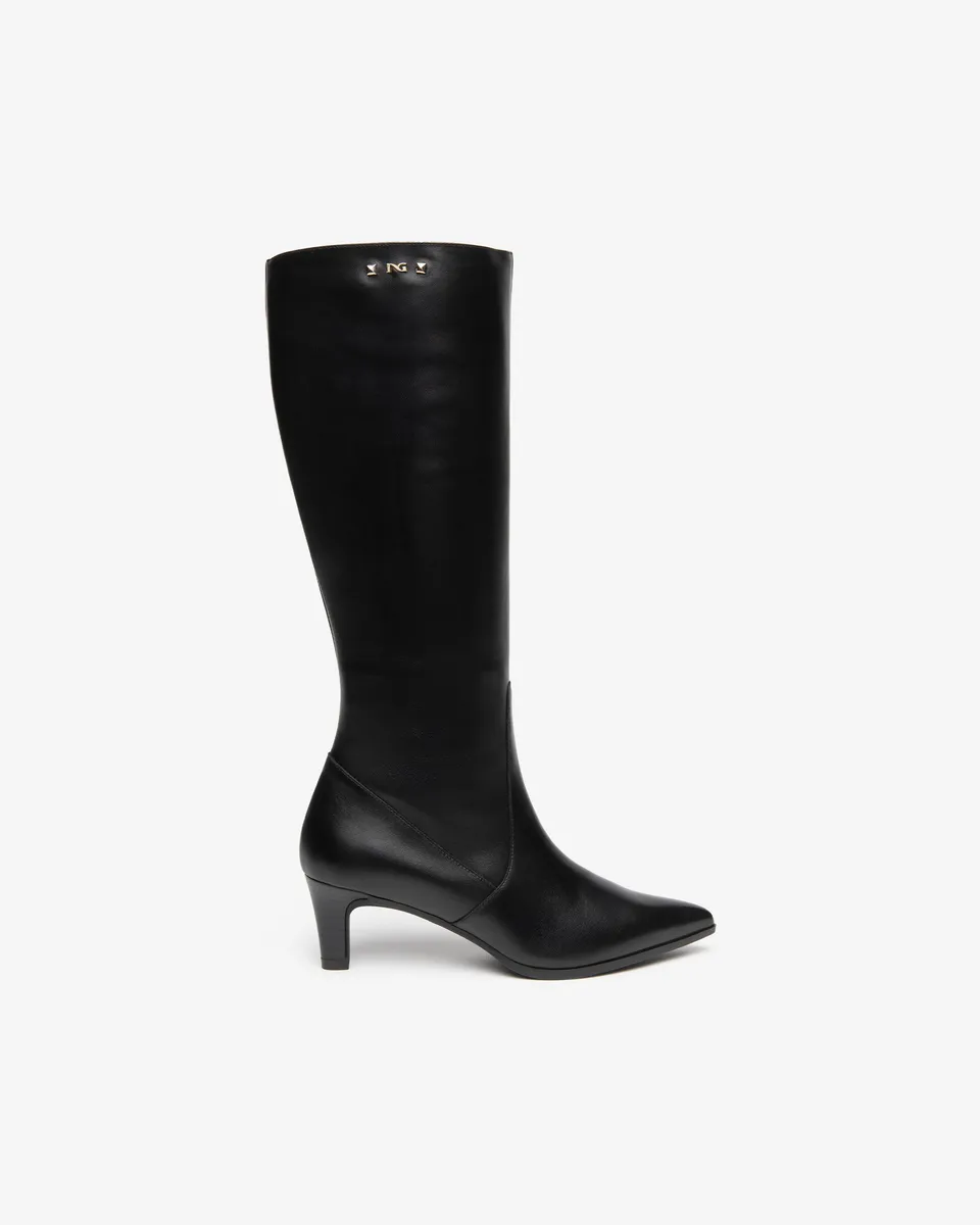 Nero Giardini Boots bottes cuir femme talon 55mm