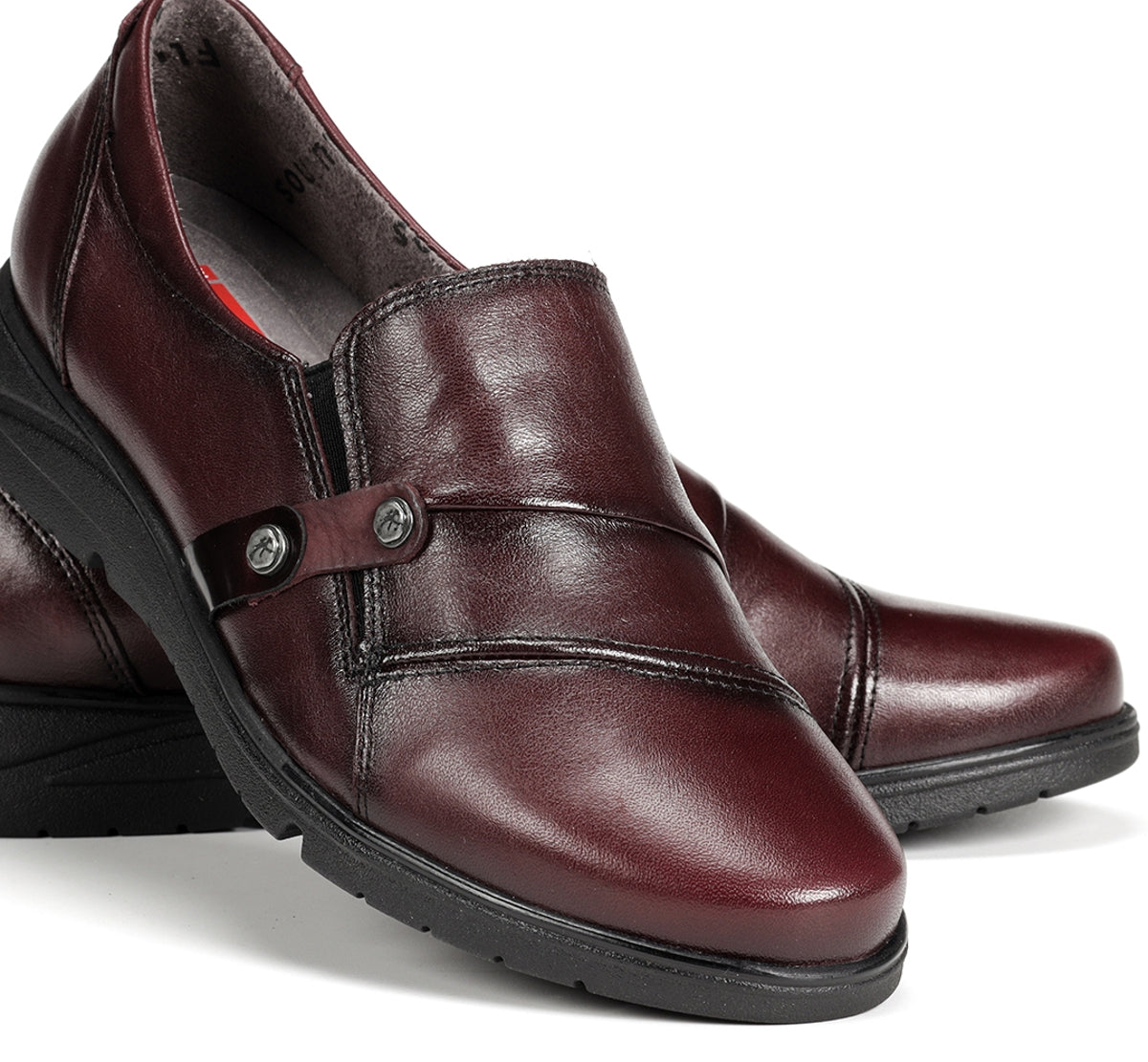 Fluchos Styll F1567 chaussures bordeaux femme cuir
