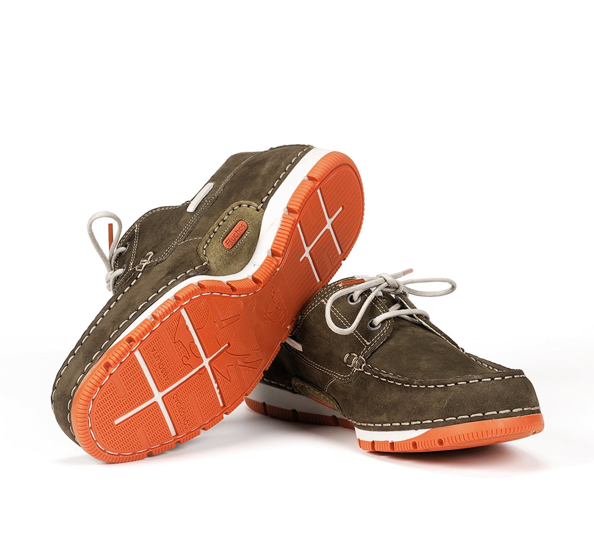Fluchos Náuticos Andrey F1448 chaussures bateau vertes cuir