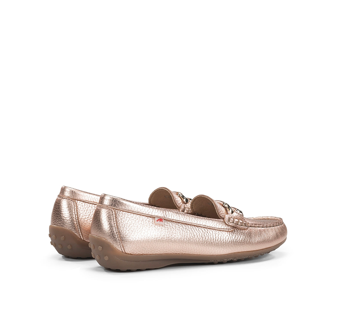 Fluchos Bruni F2156 mocassins femme nude cuir