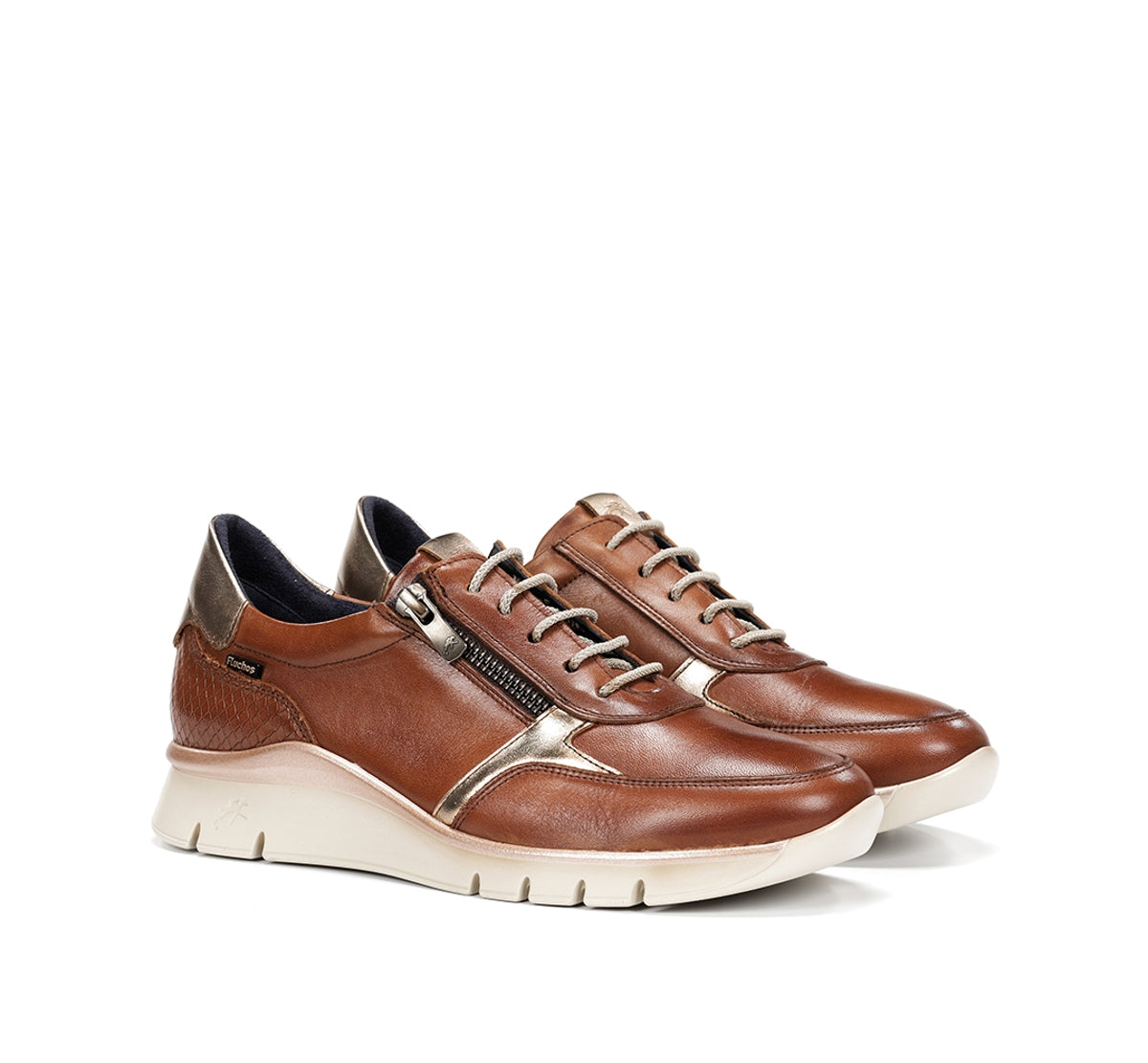 Fluchos Deportivos UNION F2070 baskets femme marron confort