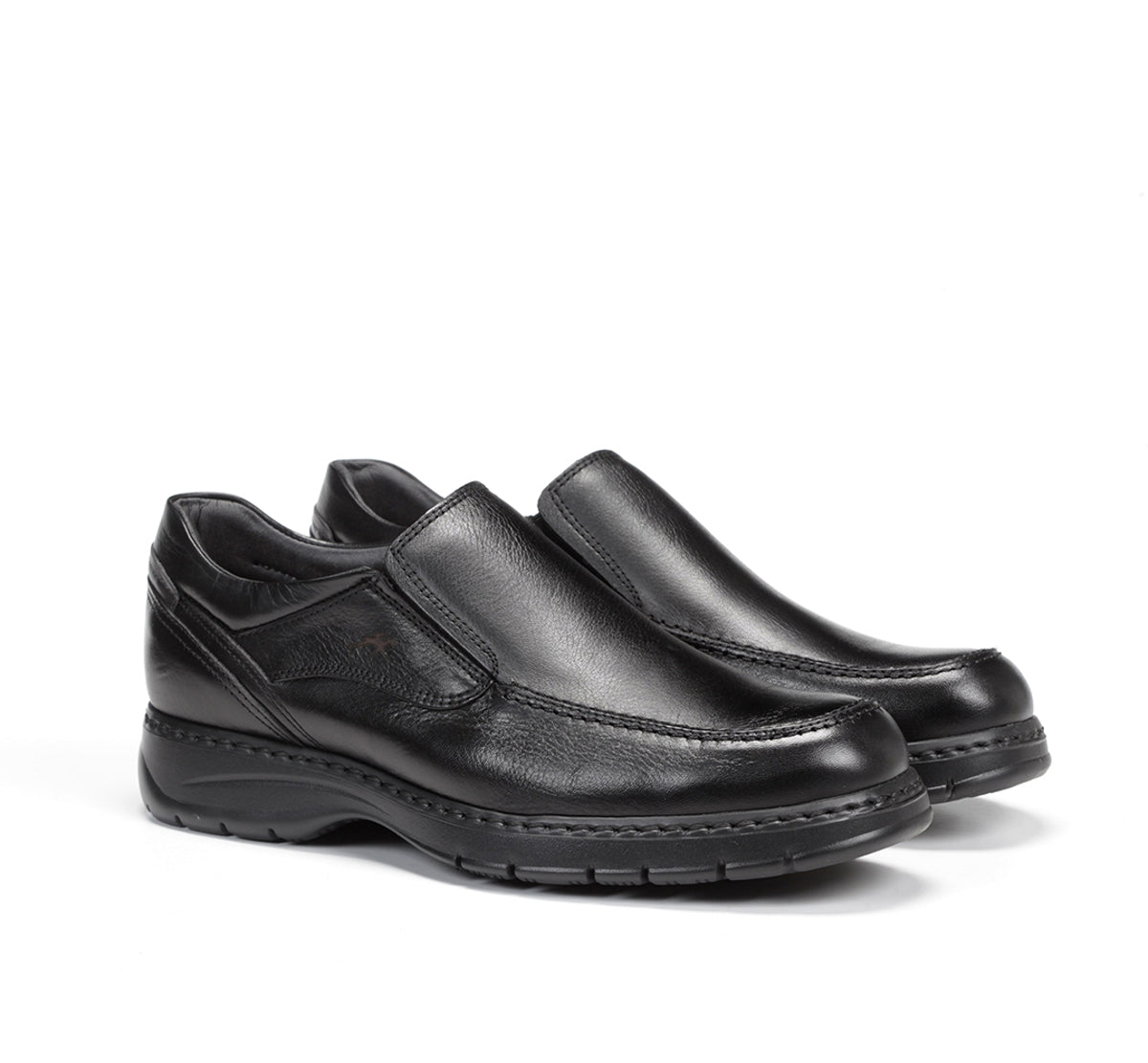 Fluchos Slip On Crono 9144 chaussures noires confort homme