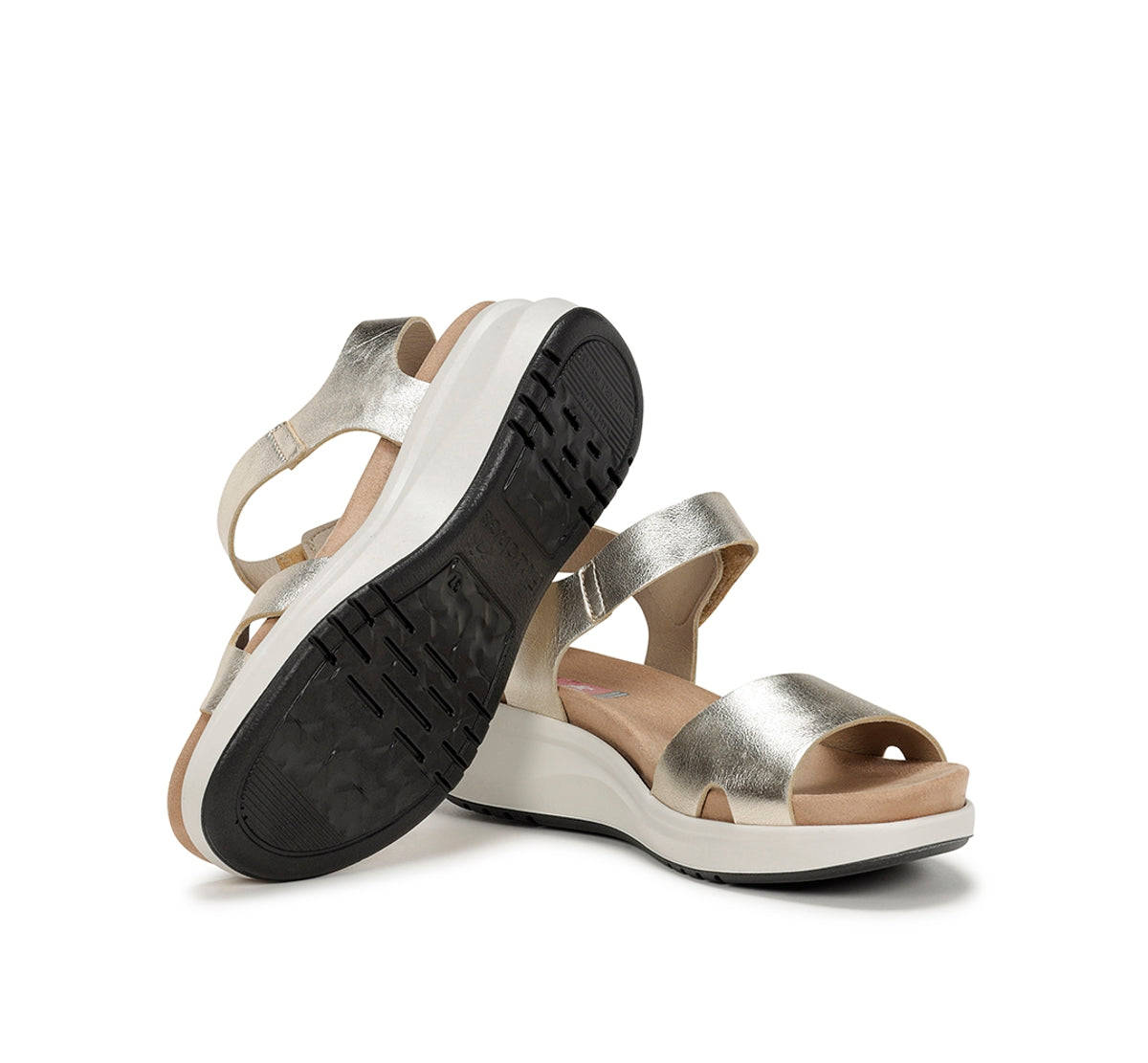 Fluchos Yagon F1475 sandale dorée femme souple