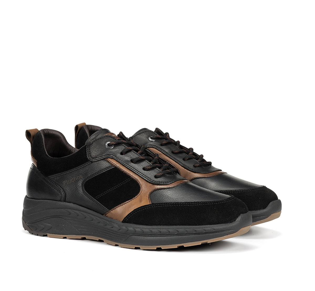 Fluchos Ryder F2289 baskets homme noires cuir