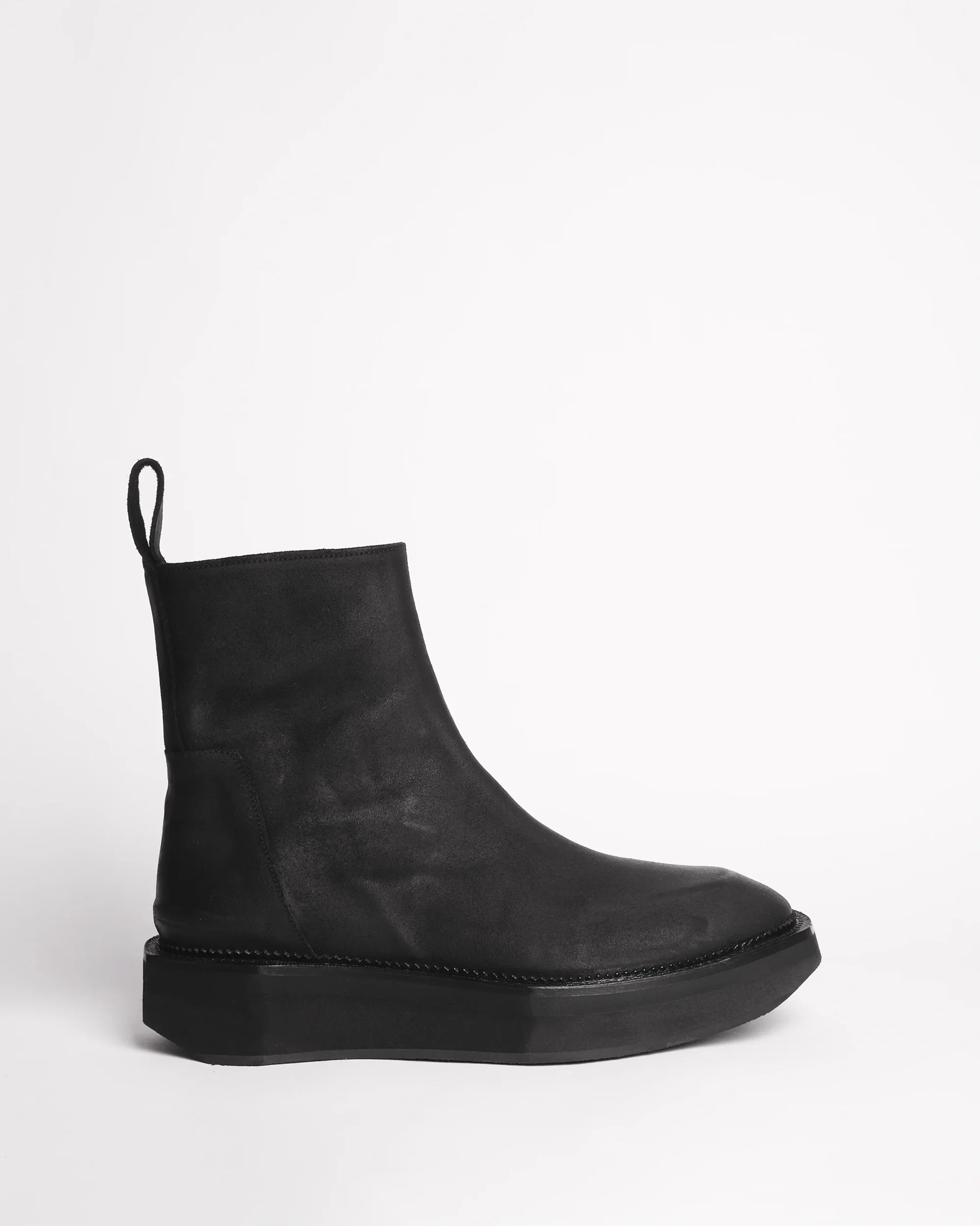 Premiata 002 boots homme cuir bout carré