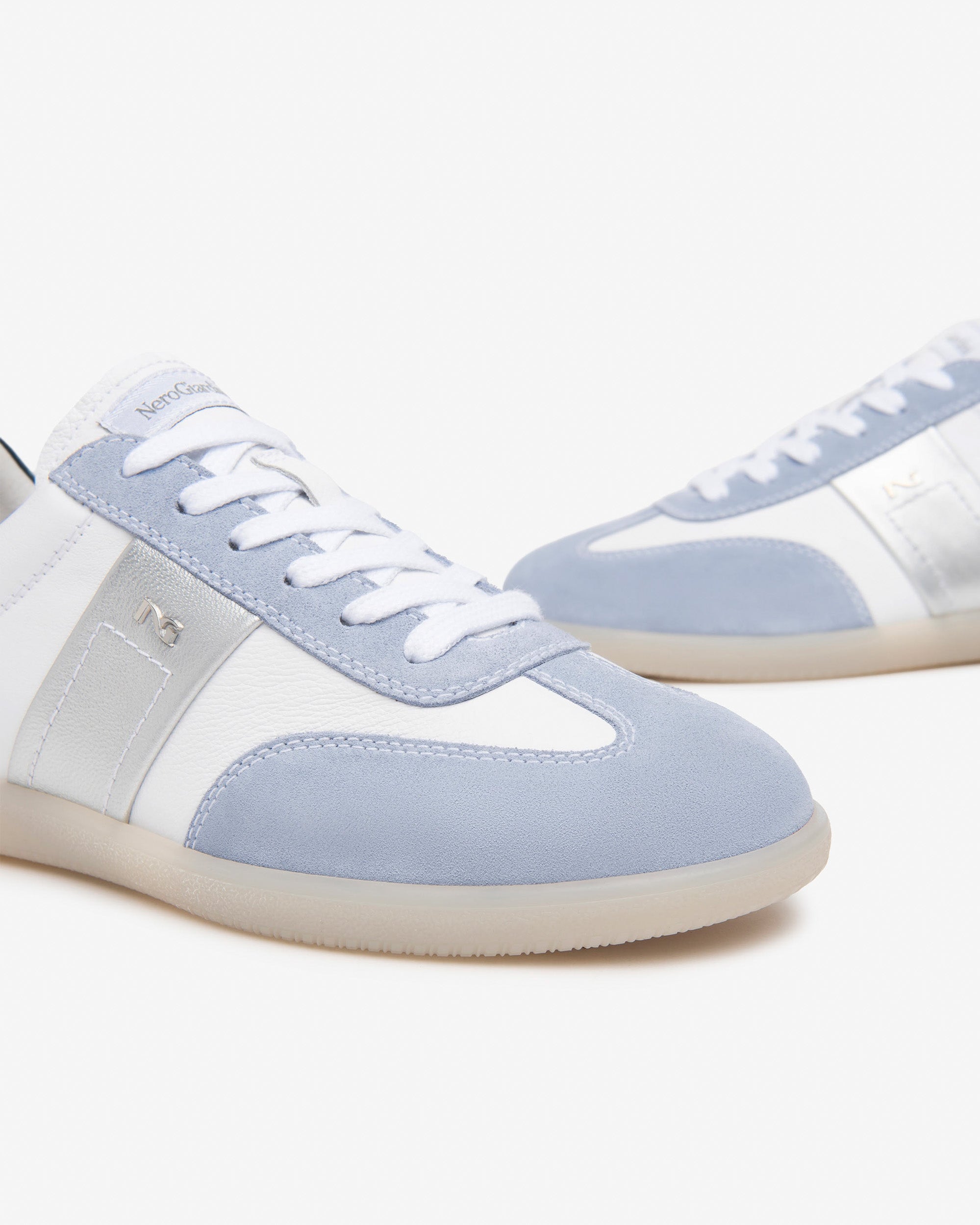Nero Giardini Sneakers femme cuir et daim