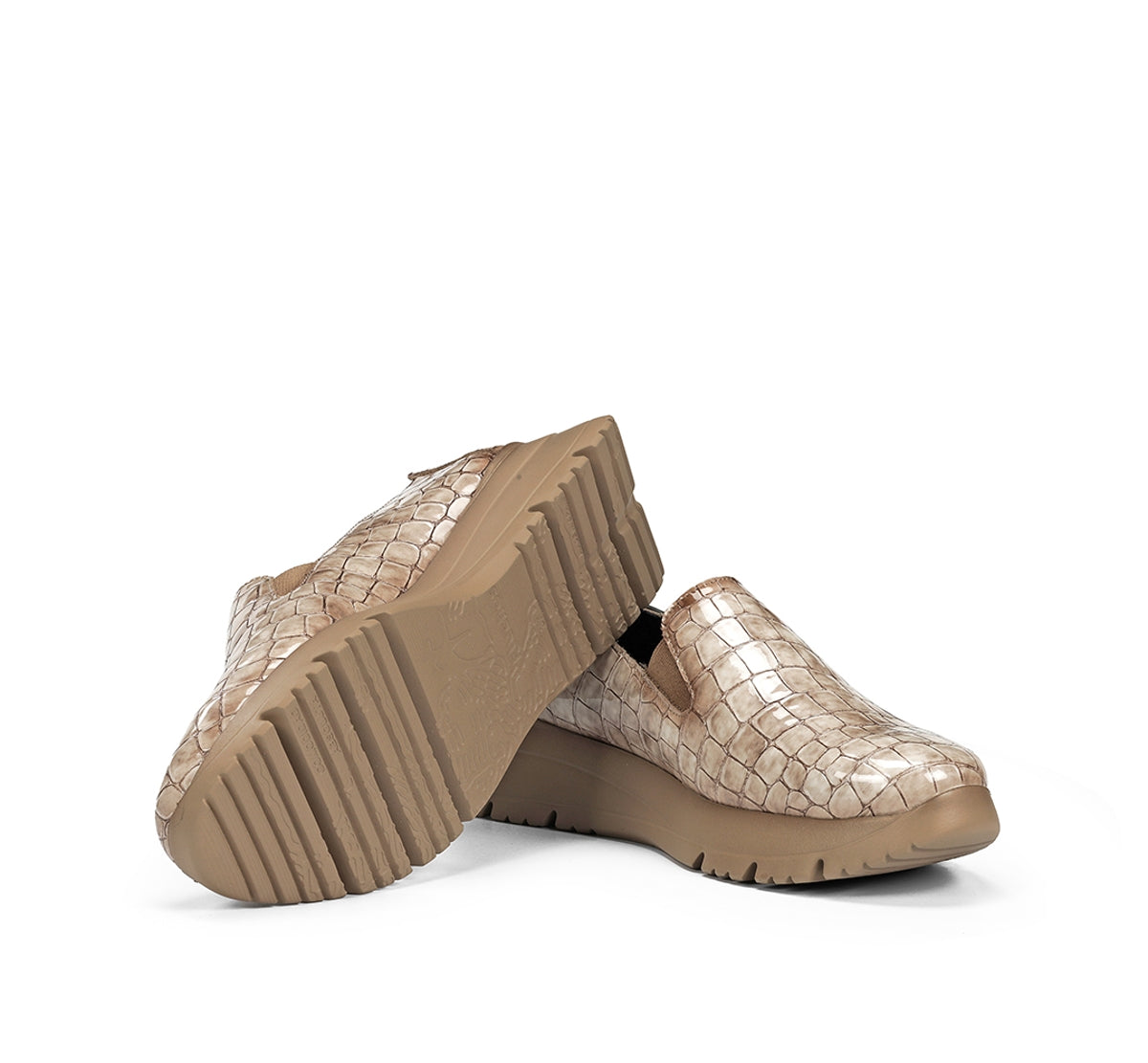 Fluchos Eira F2159 slip-on femme taupe confort