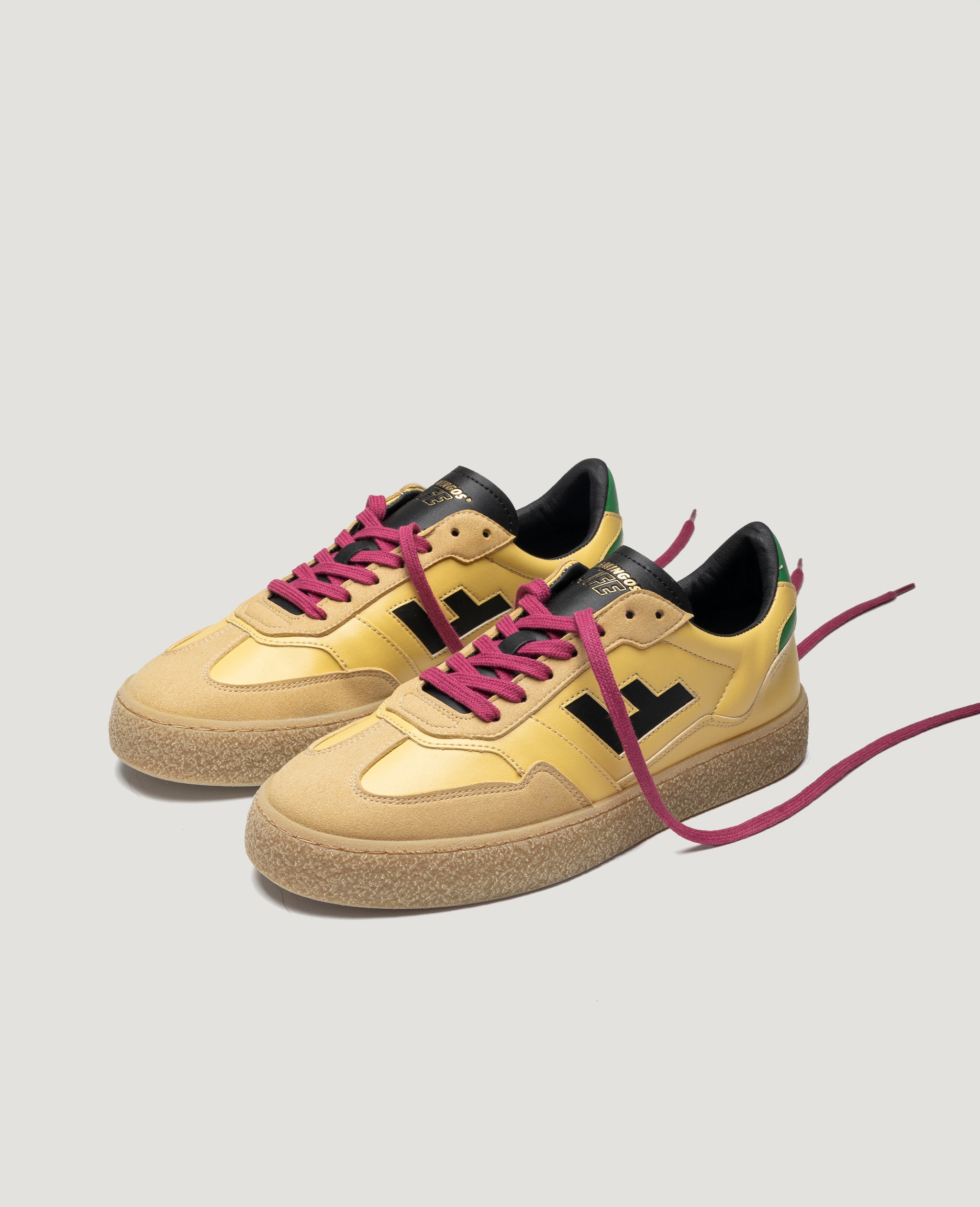 Flamingos Life Burela Bold Lemon Curry baskets jaune vegan