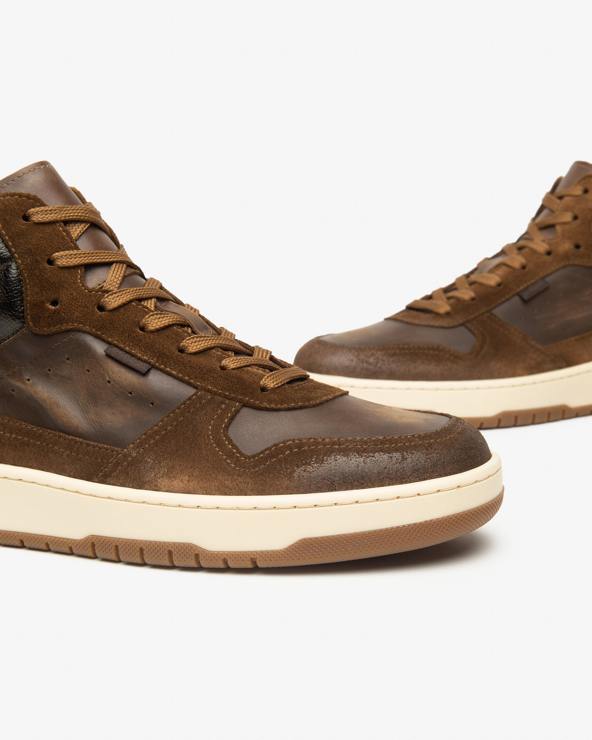 Nero Giardini Sneakers baskets homme cuir montante