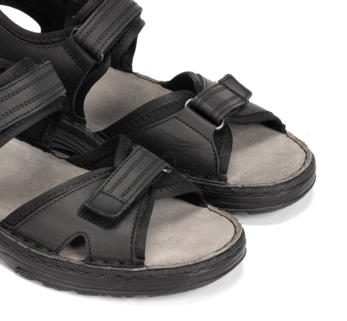 Fluchos Azores F2197 sandales homme noir velcro
