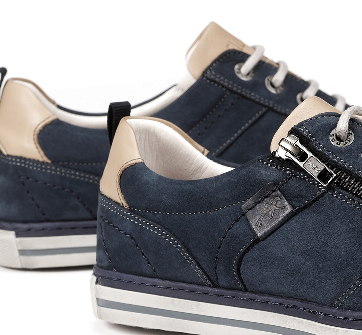 Fluchos Quebec 9376 baskets homme bleu été