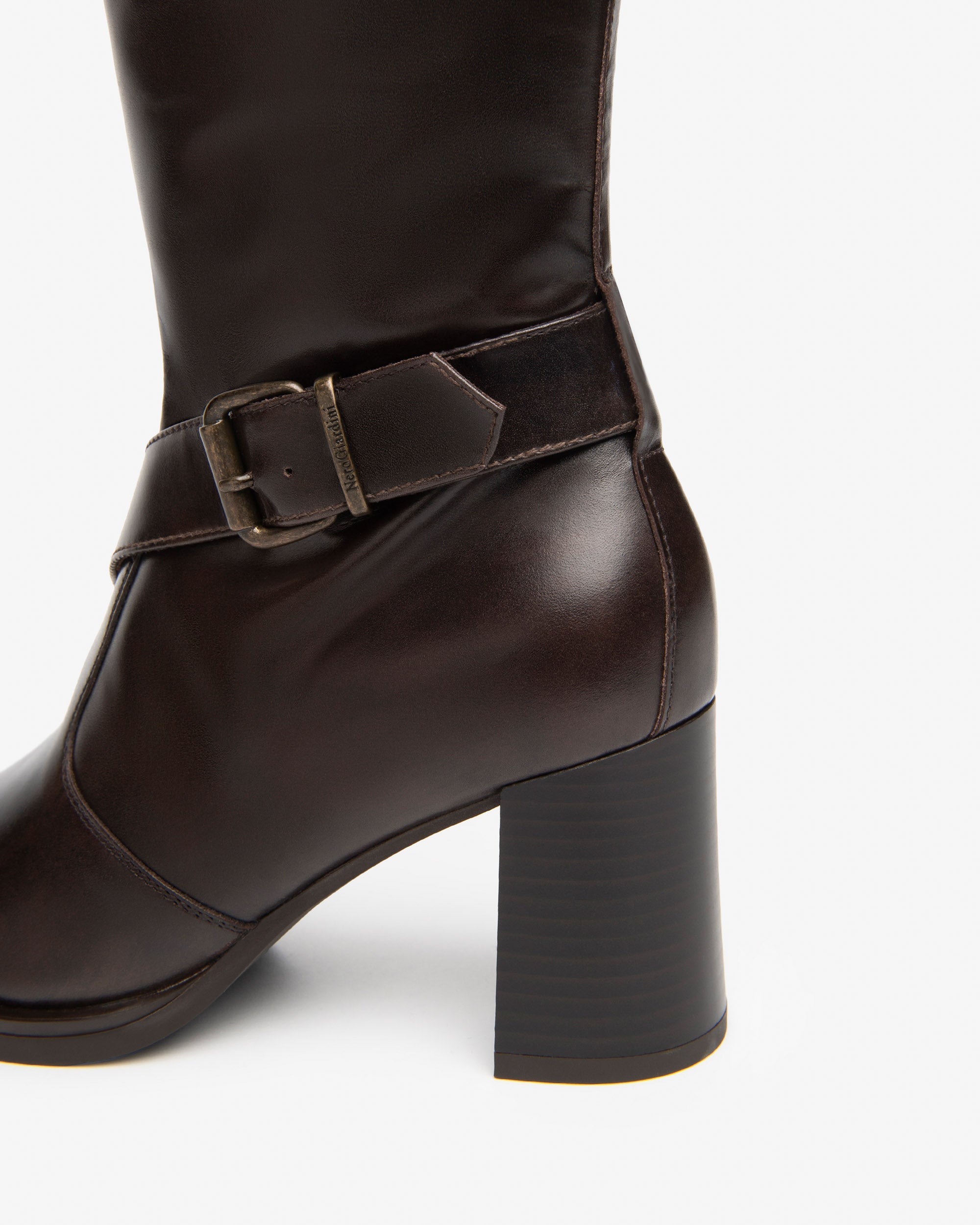 Nero Giardini Boots bottes cuir femme talon 75