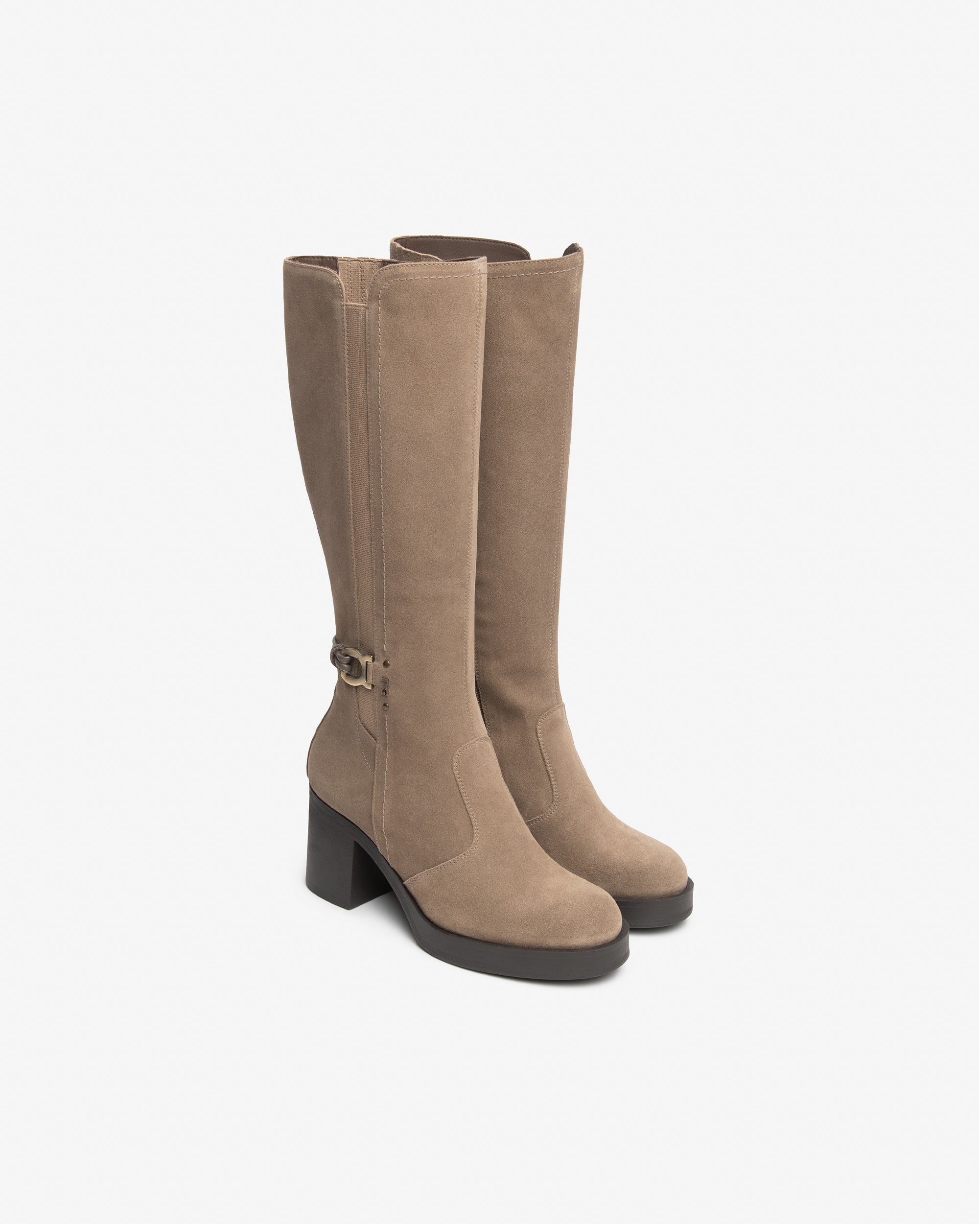 Nero Giardini Boots bottes daim femme talon