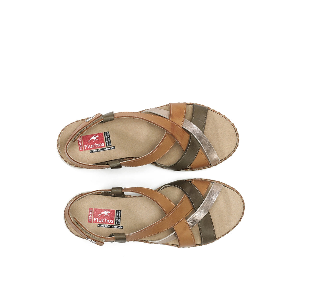 Fluchos Leza F2135 sandale femme marron confort