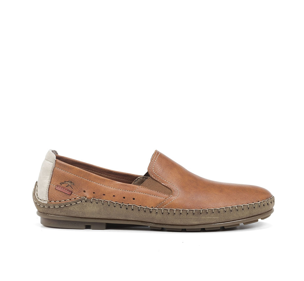 Fluchos Dorian F1174 mocassins marron homme slip on