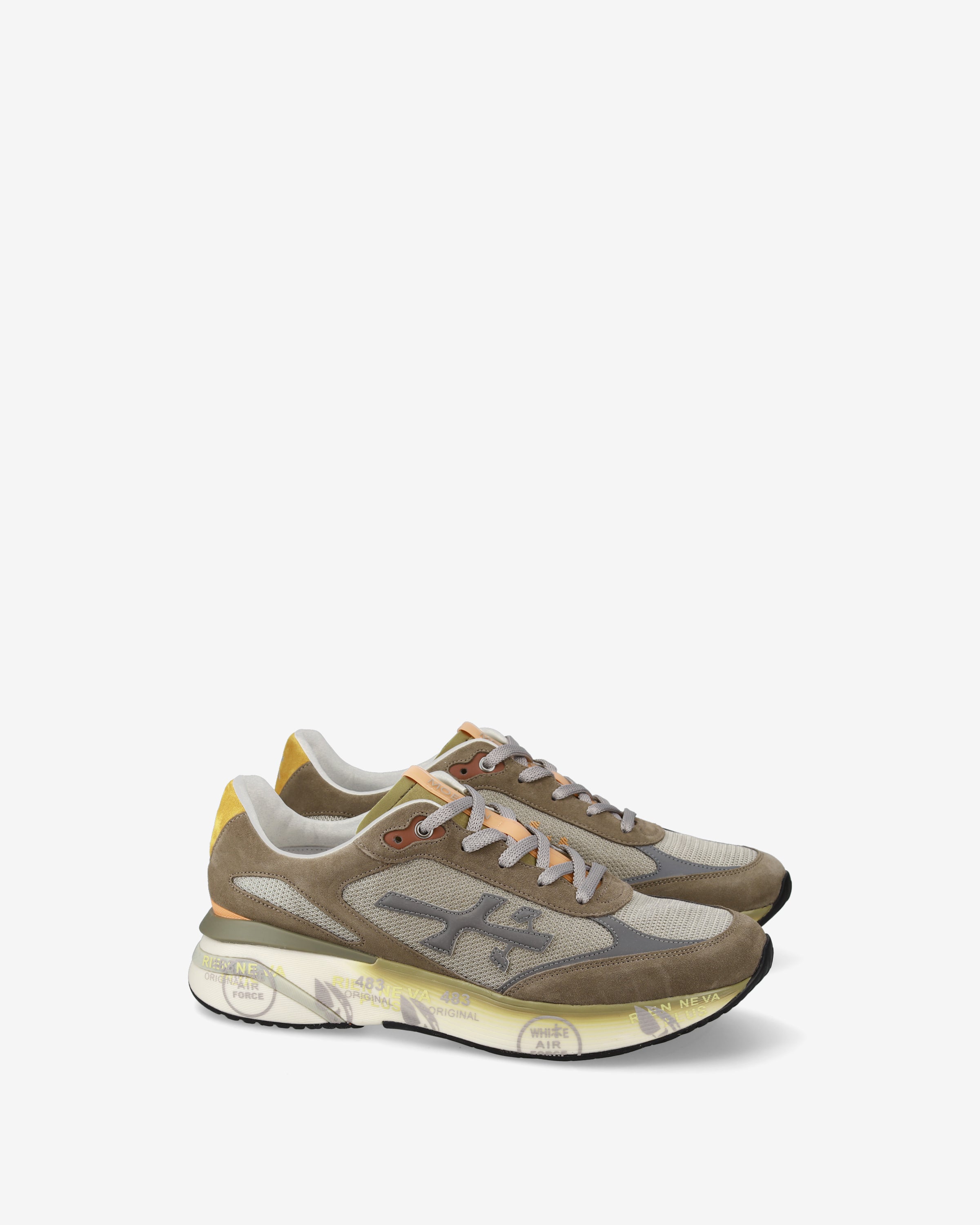 Premiata Moerun 7871 sneakers mesh gris homme