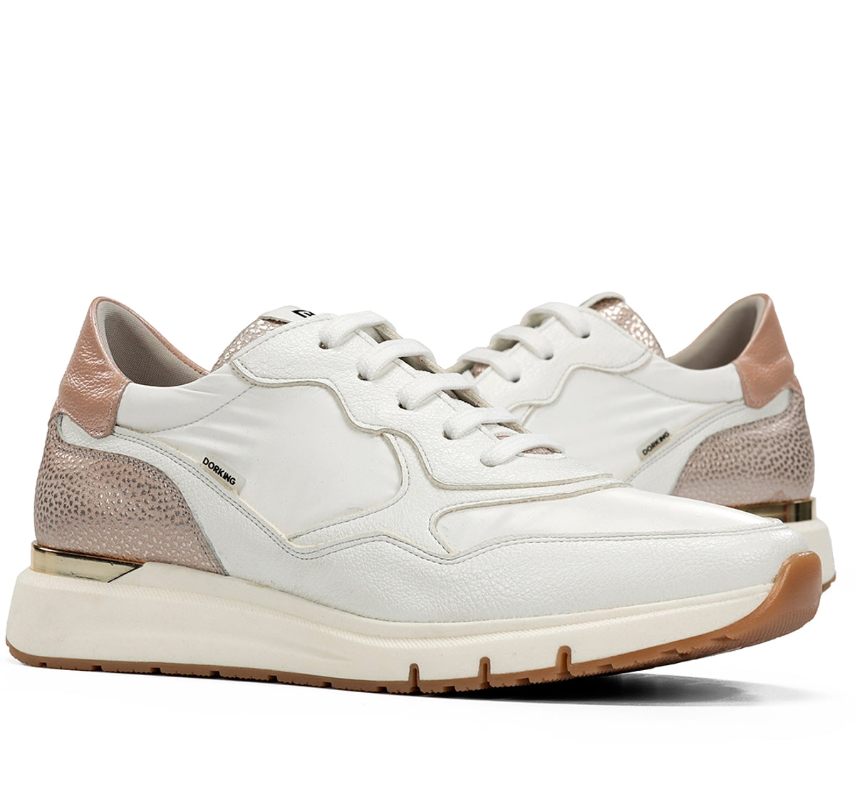 Dorking Serena D9049 baskets femme blanc confort