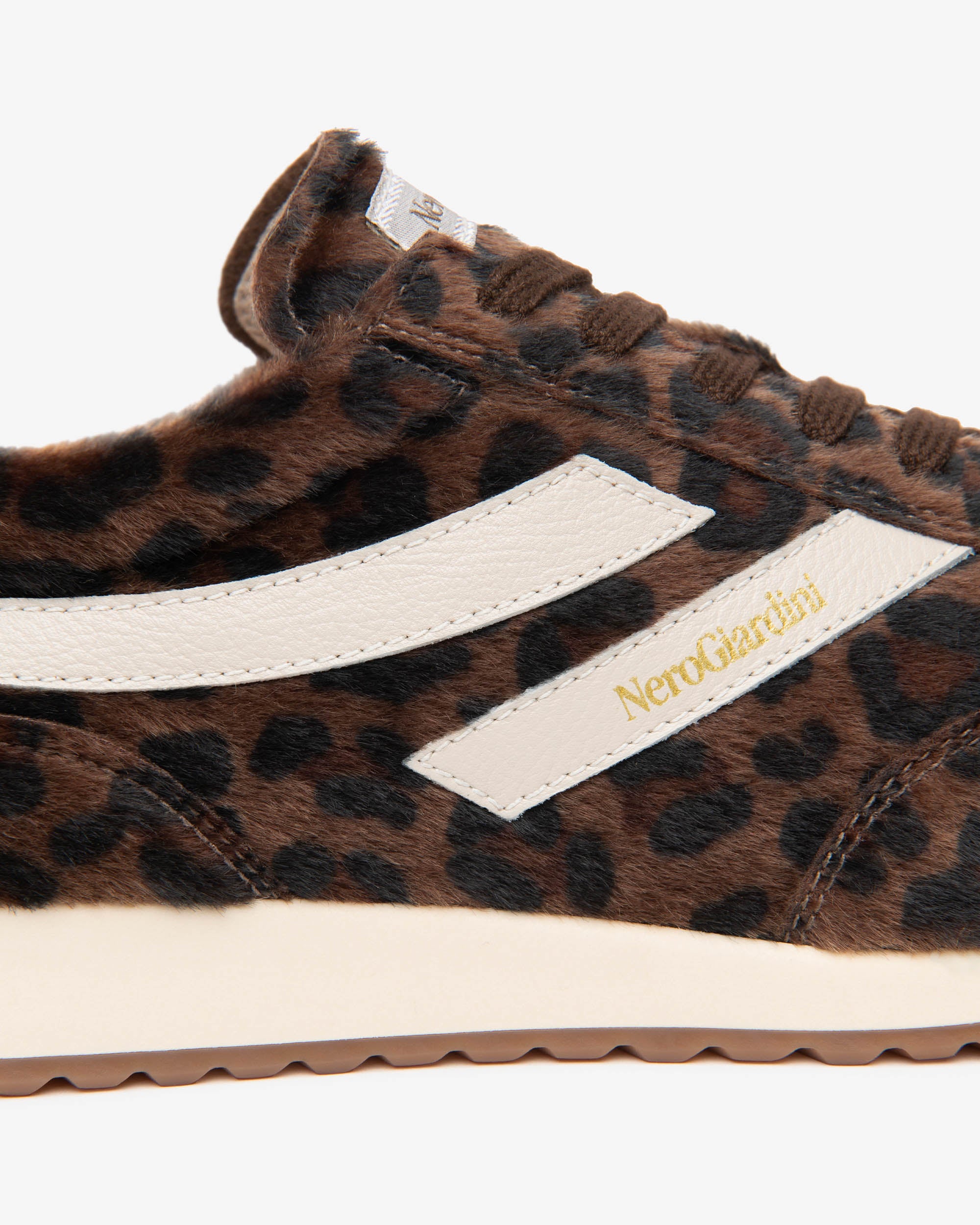 Nero Giardini Sneakers baskets femme cuir léopard