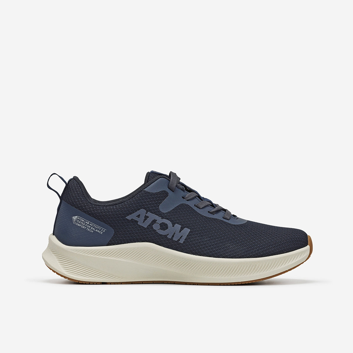 Atom by Fluchos Activity AT126 baskets homme bleu amorti