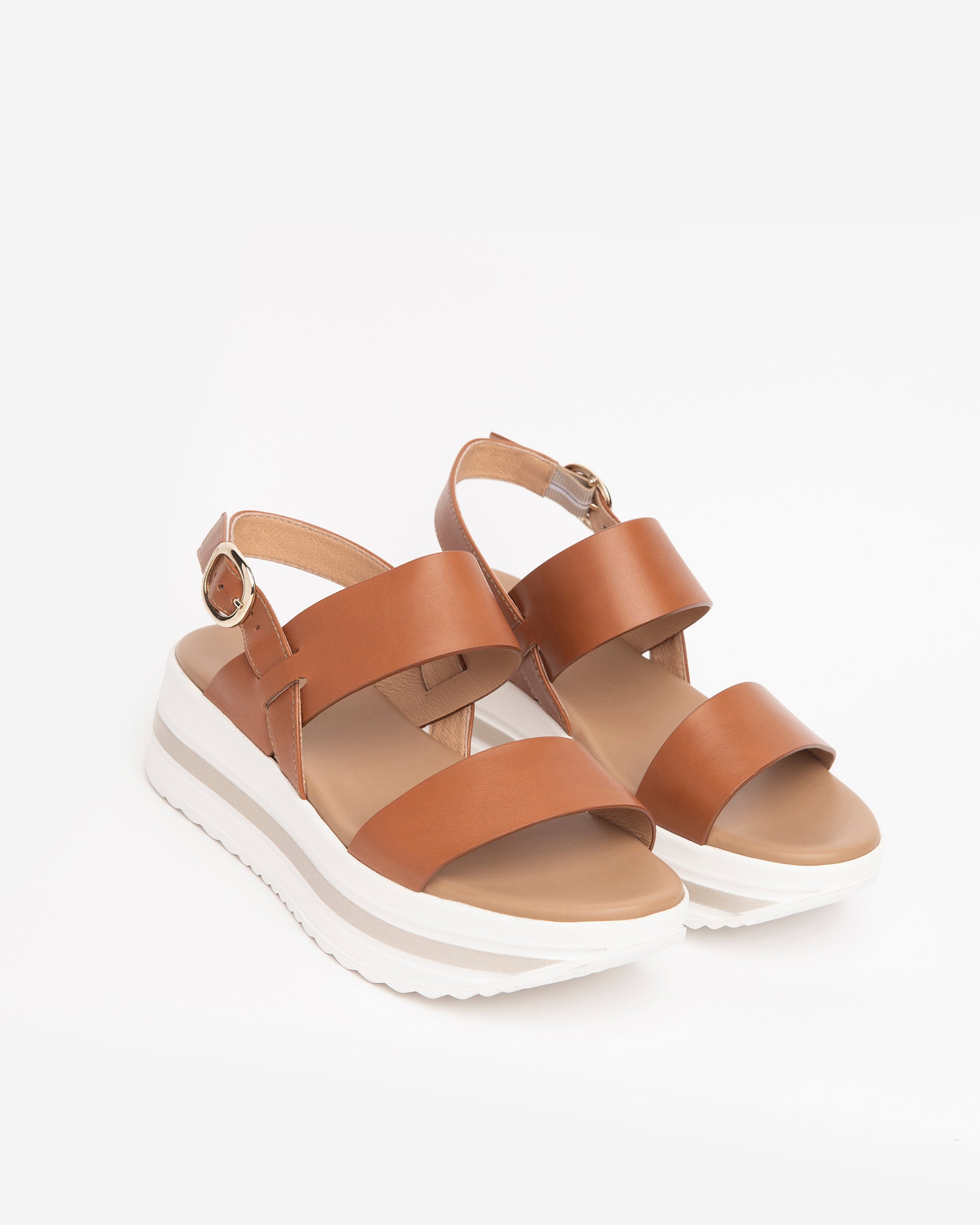 Nero Giardini Sandals sandales cuir femme plateforme 4,5 cm