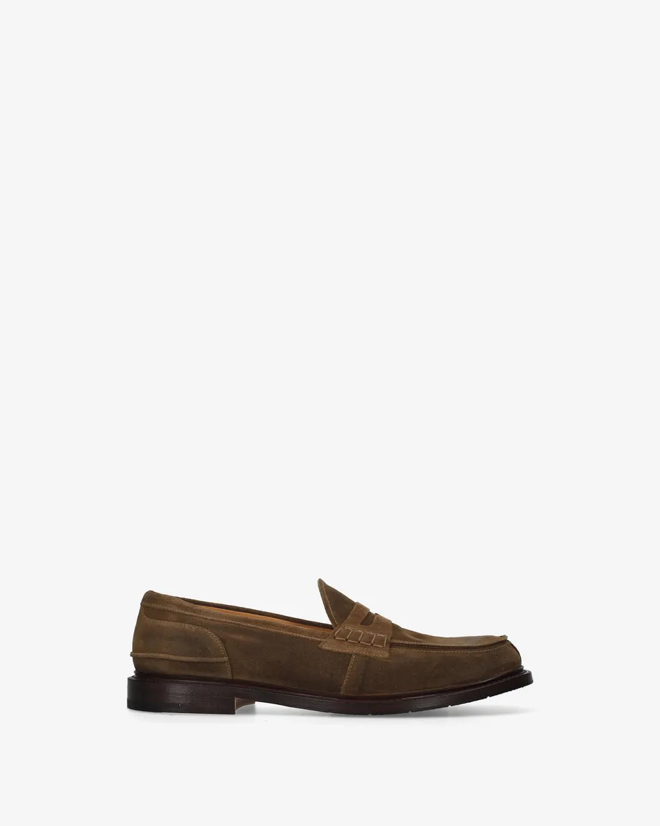 Premiata Loafers mocassins daim boue penny homme
