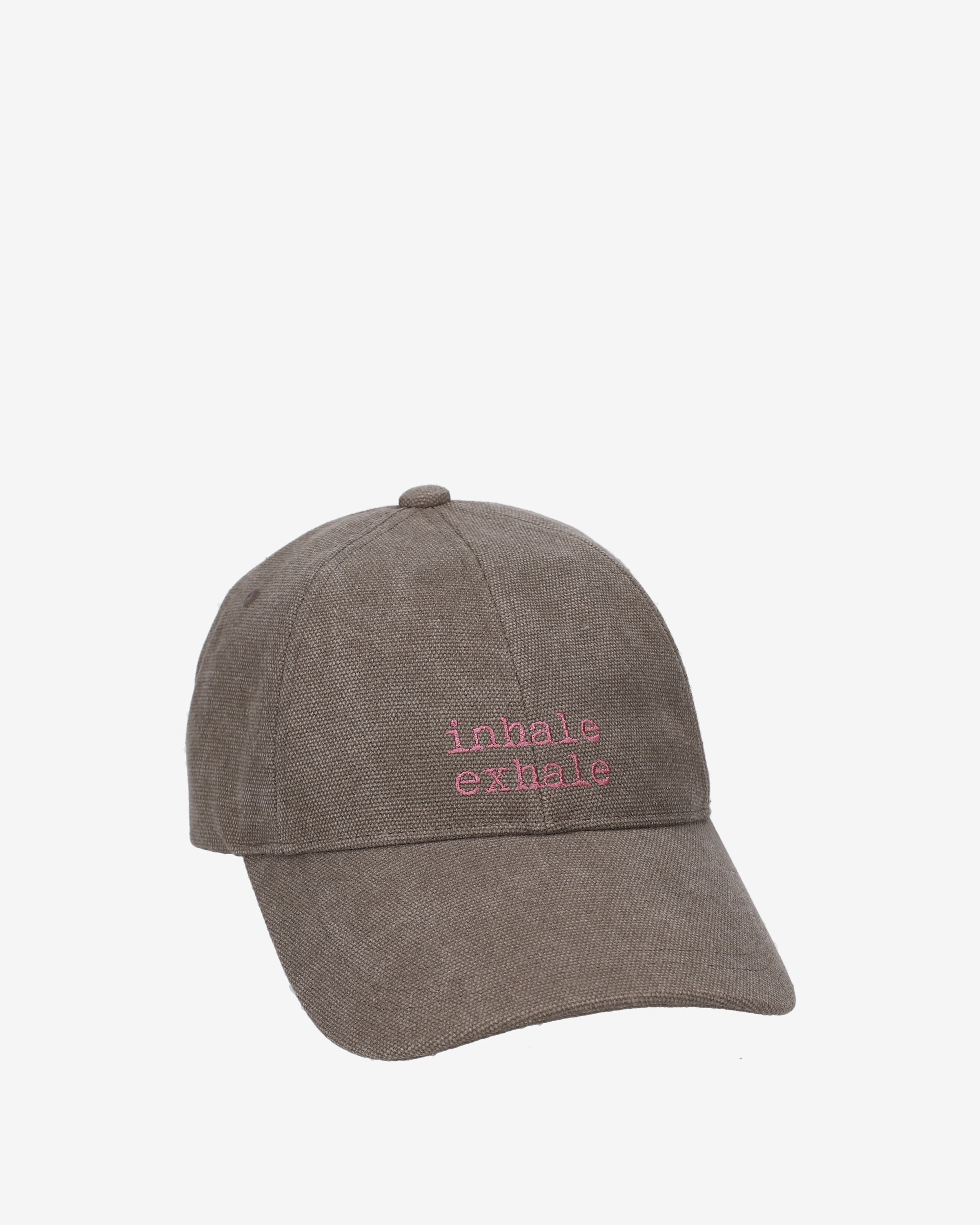 Premiata Inhale Exhale casquette baseball taupe broderie