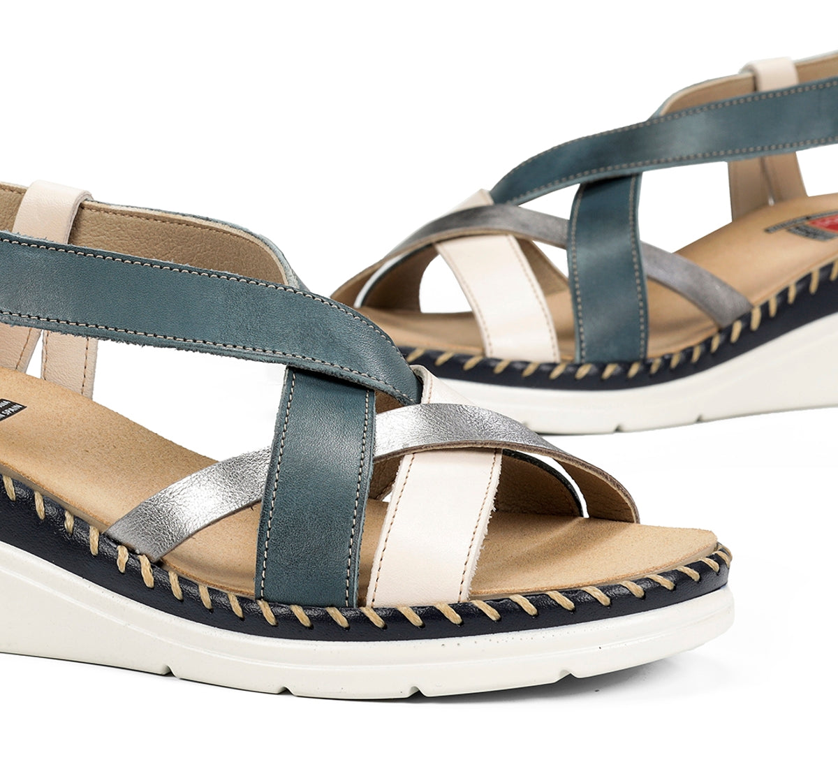 Fluchos Leza F2135 sandale bleue femme