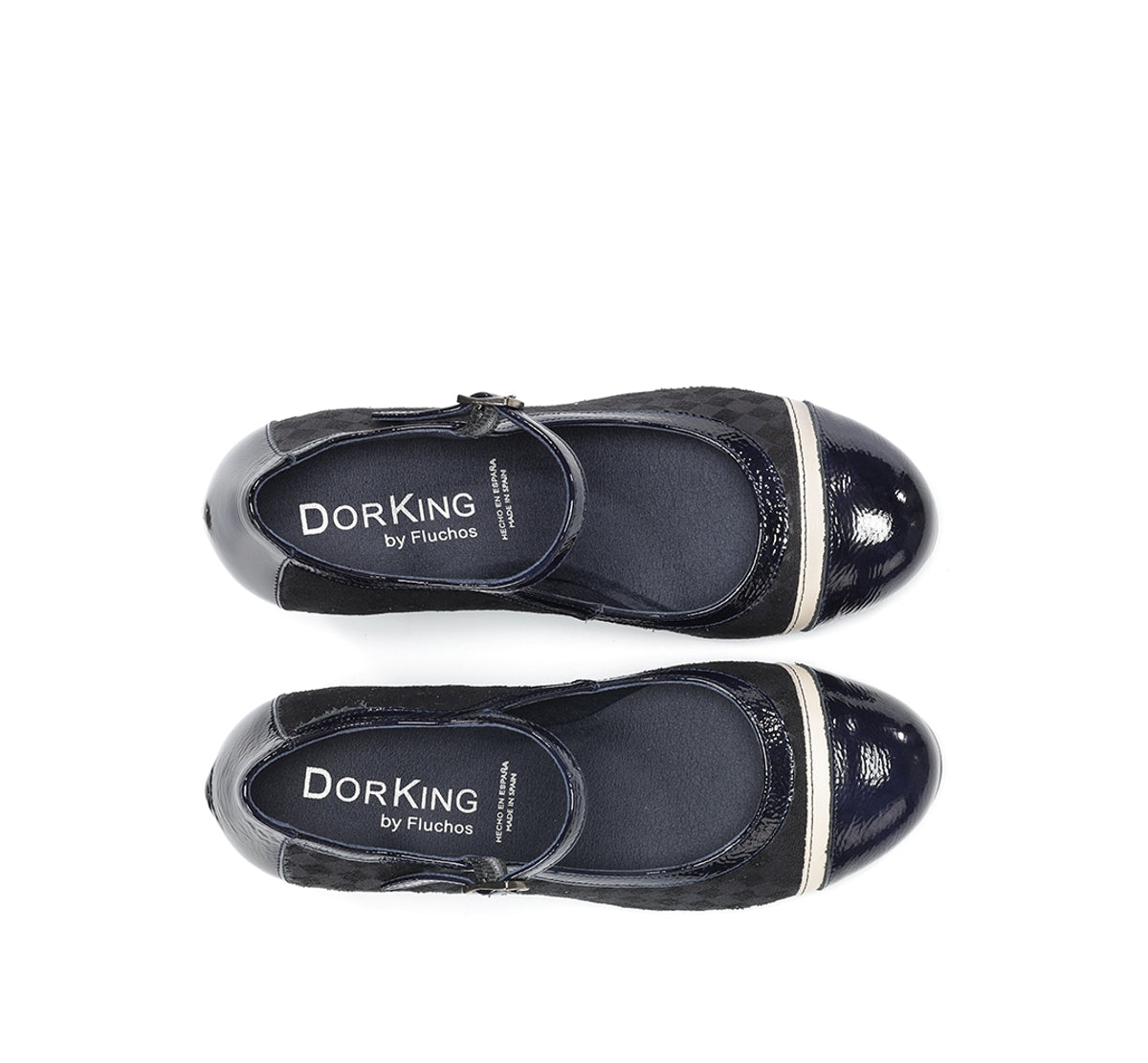 Dorking Rodin D8669 chaussure bleue femme cuir