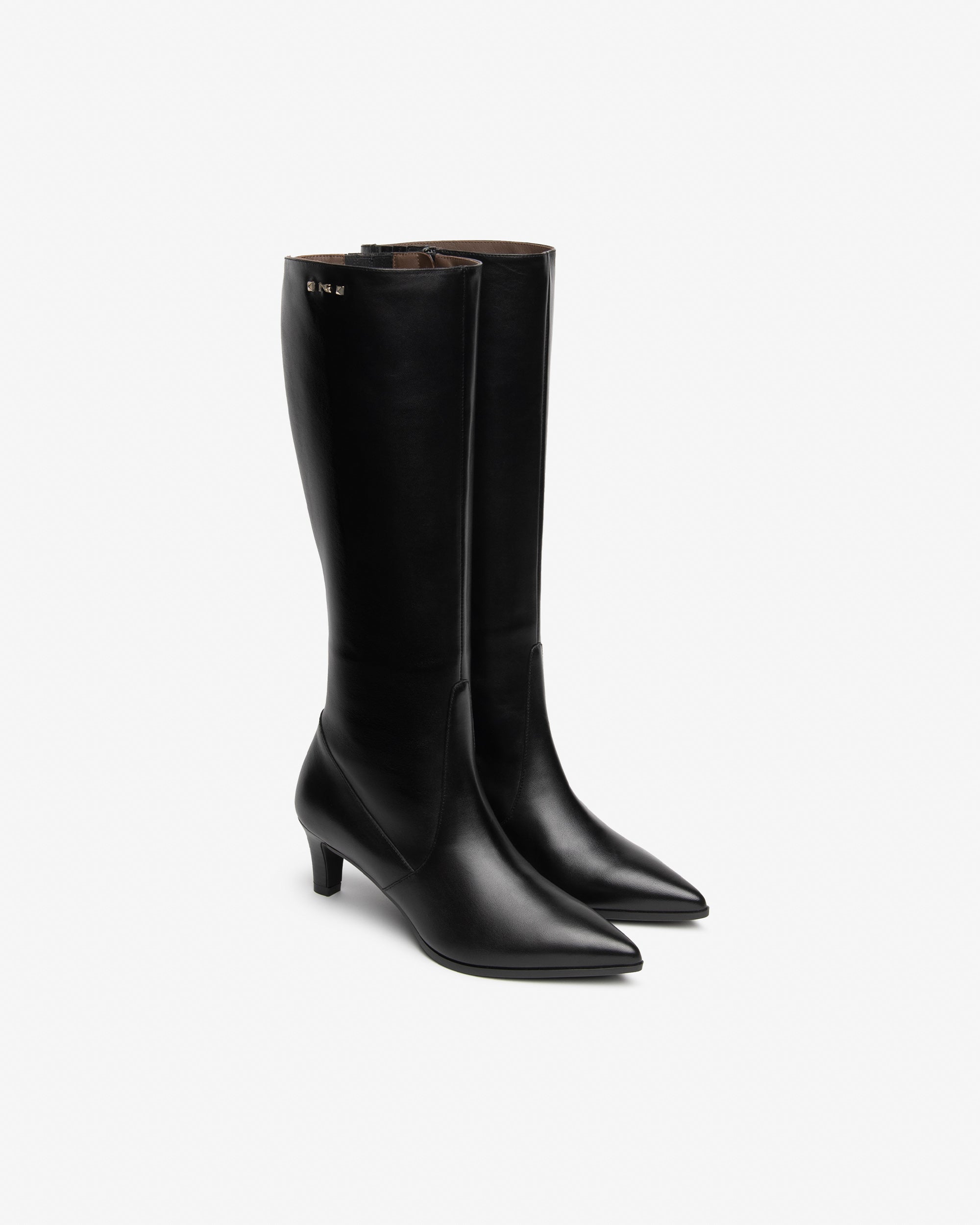 Nero Giardini Boots bottes cuir femme talon 55mm
